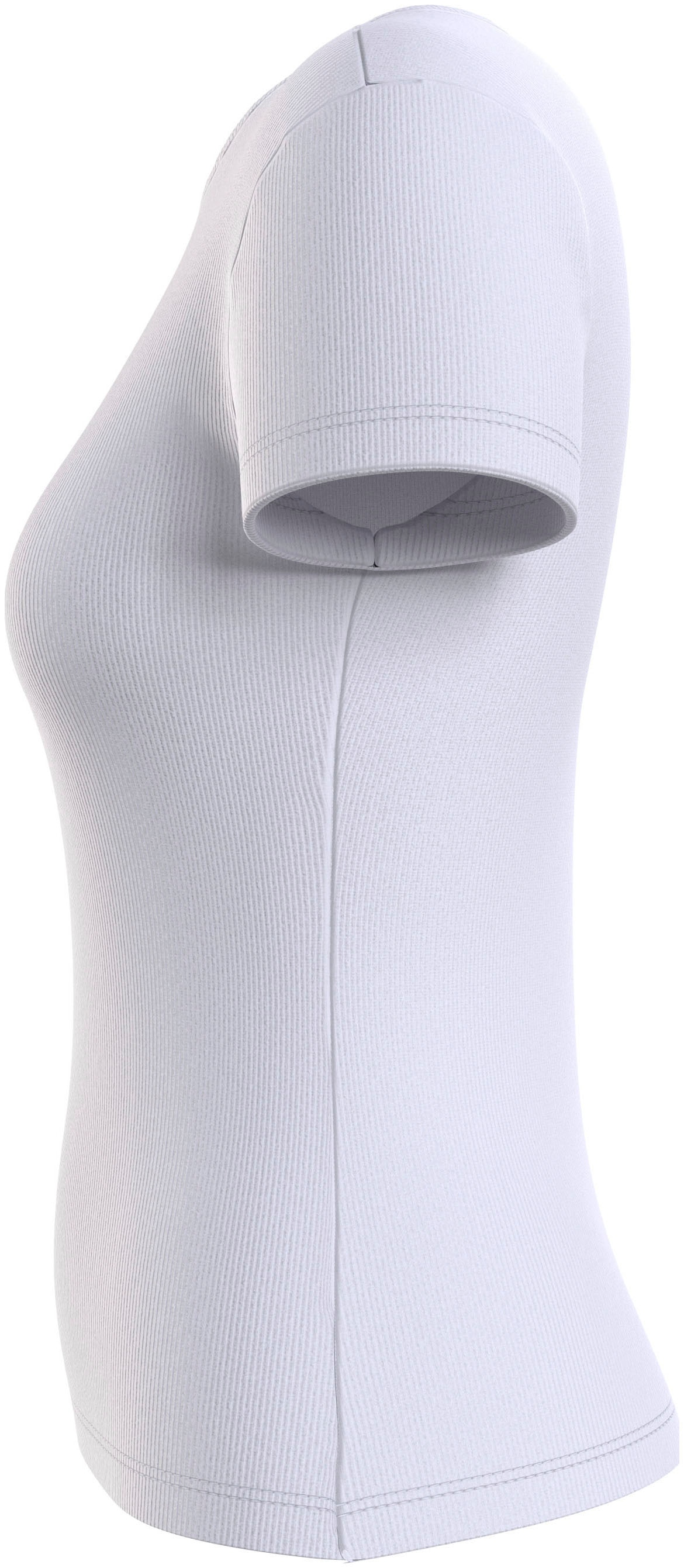 Tommy Jeans T-Shirt »TJW SLIM ESSENTIAL RIB SS«, mit gerippter Struktur