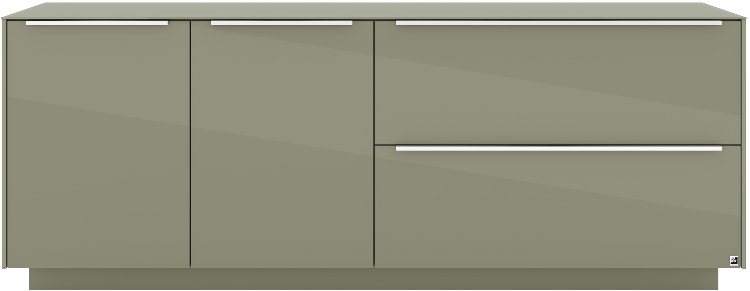 set one by Musterring Lowboard »Reno« 1 Stk. tlg. Mit Sockel in diversen Farben, 71 cm Höhe & Farbauswahl