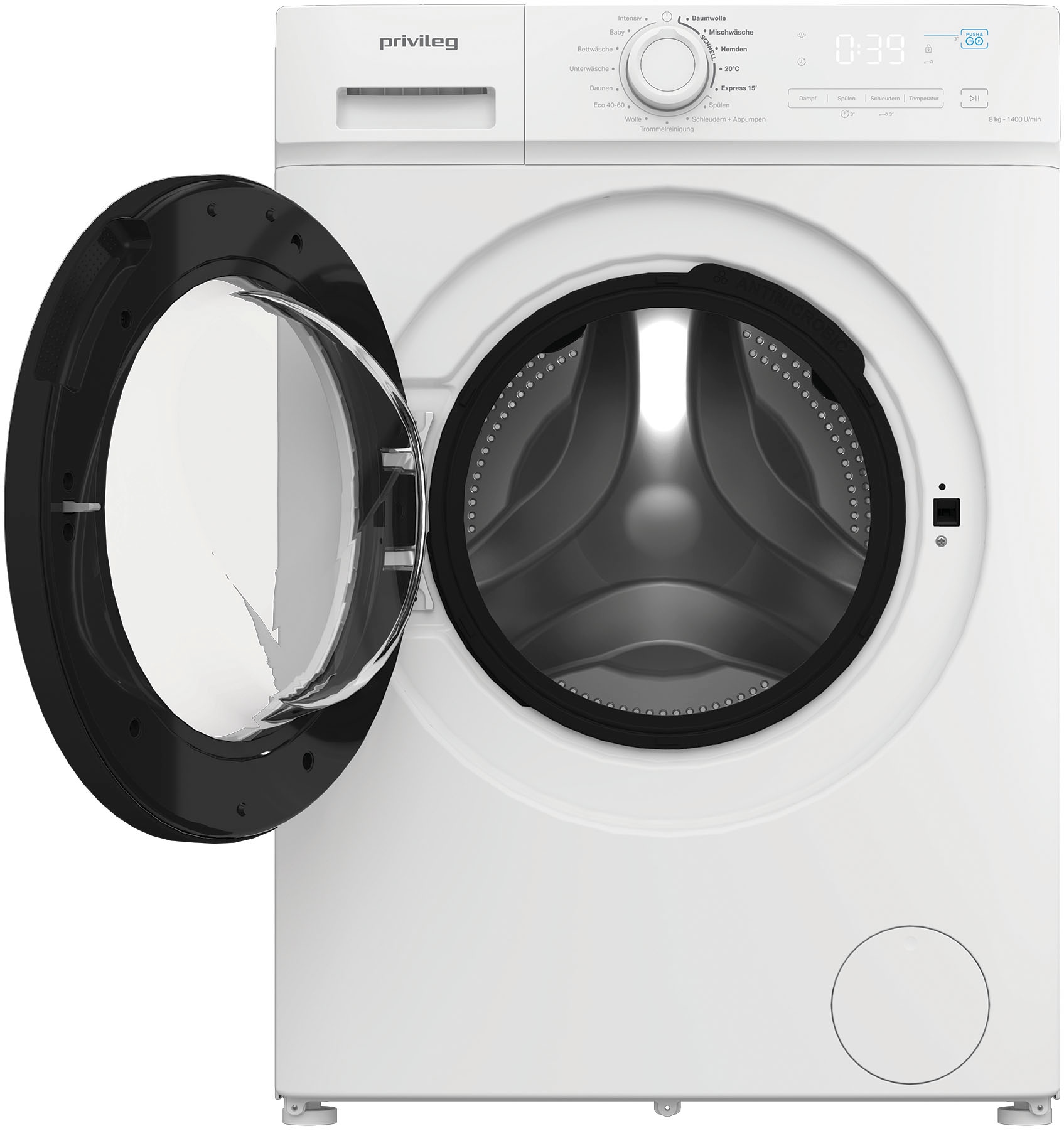 Privileg Waschmaschine MY TIME »PWFA 854A MY TIME DE«, 8 kg, 1400 U/min, Mehrfachwasserschutz+