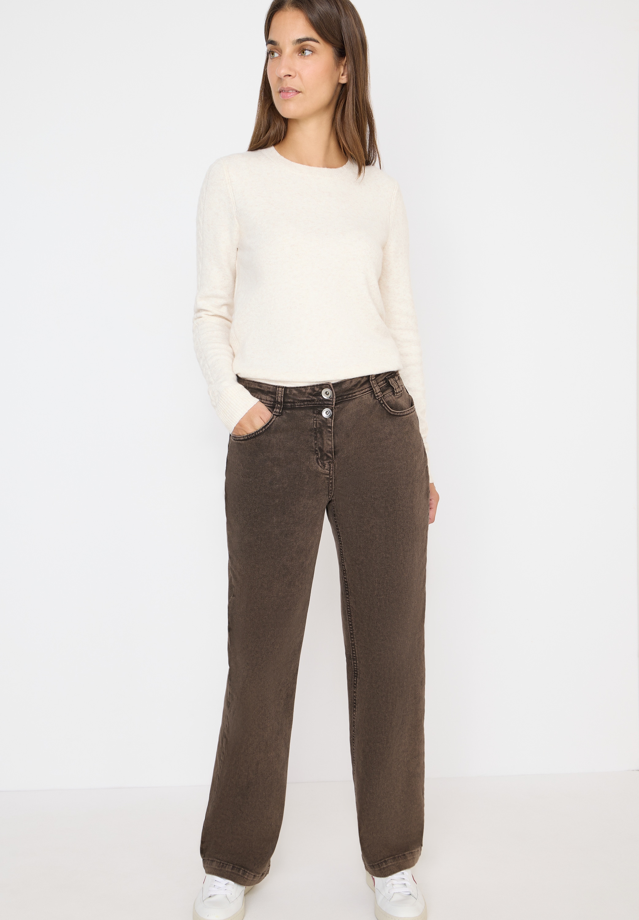Cecil Jerseyhose »NEELE«  im Five-Pocket Style