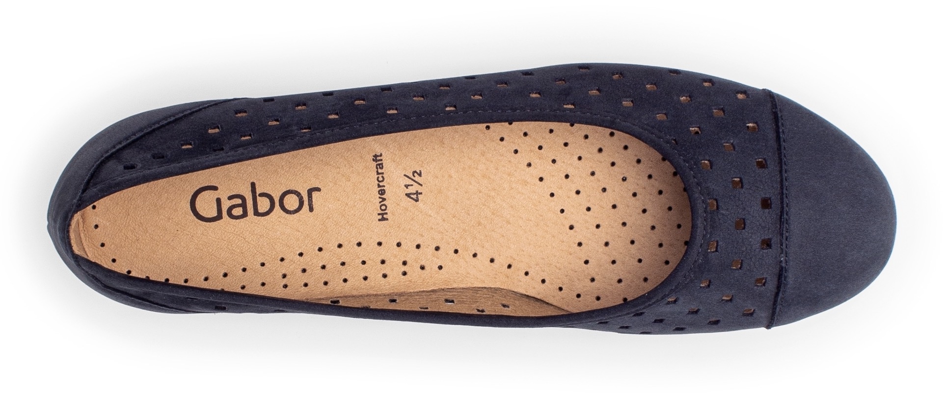 Gabor Ballerina, Slipper, Businessschuh, Halbschuh mit Hovercraft Luftkammerlaufsohle