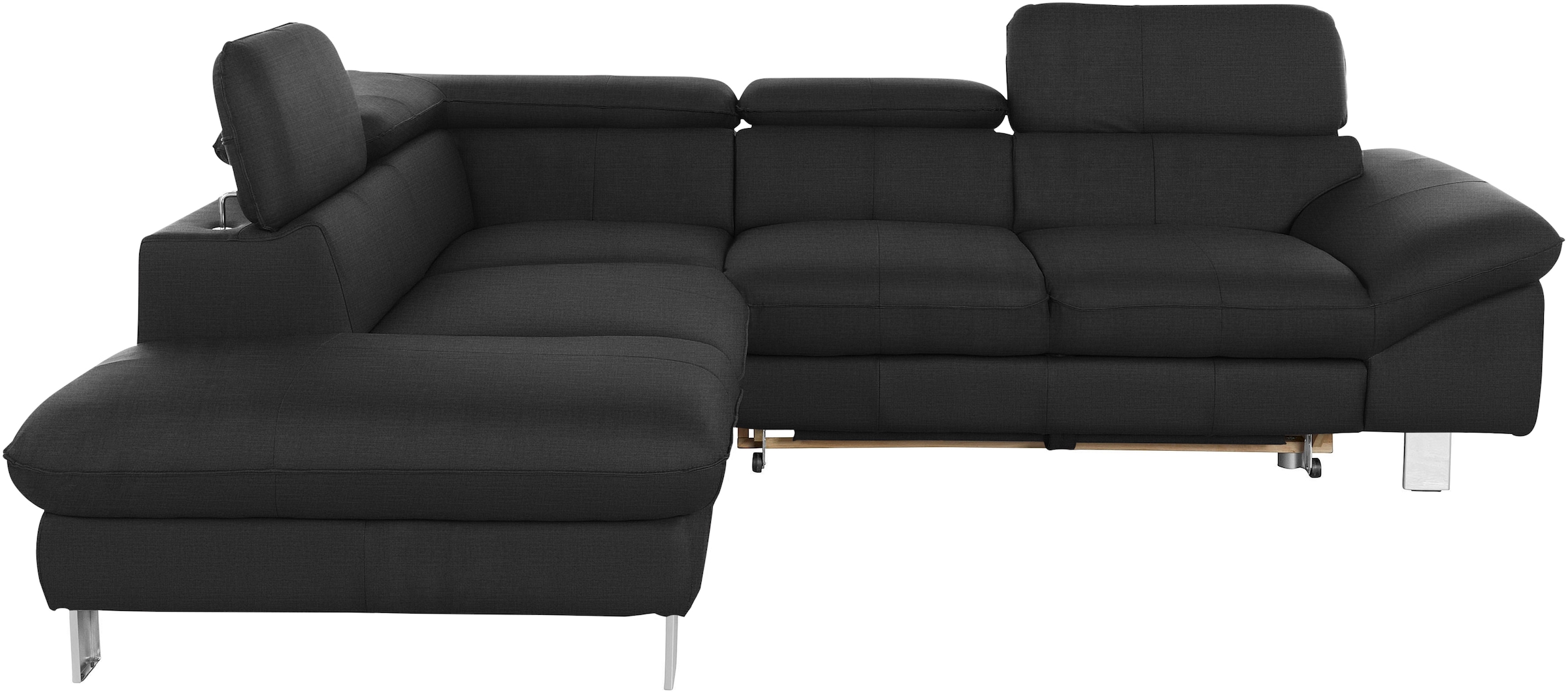 COTTA Ecksofa »Driver L-Form«, mit Kopfteilverstellung, wahlweise mit Bettfunktion & Bettkasten