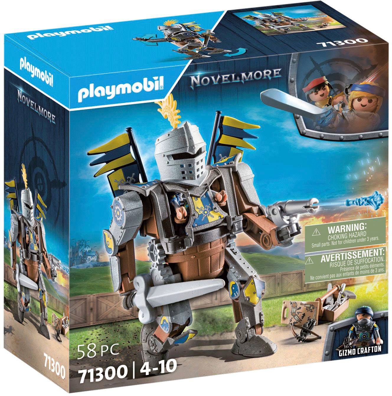 Playmobil® Konstruktions-Spielset »Novelmore - Kampfroboter (71300), Novelmore«, (58 St.), Made in Europe