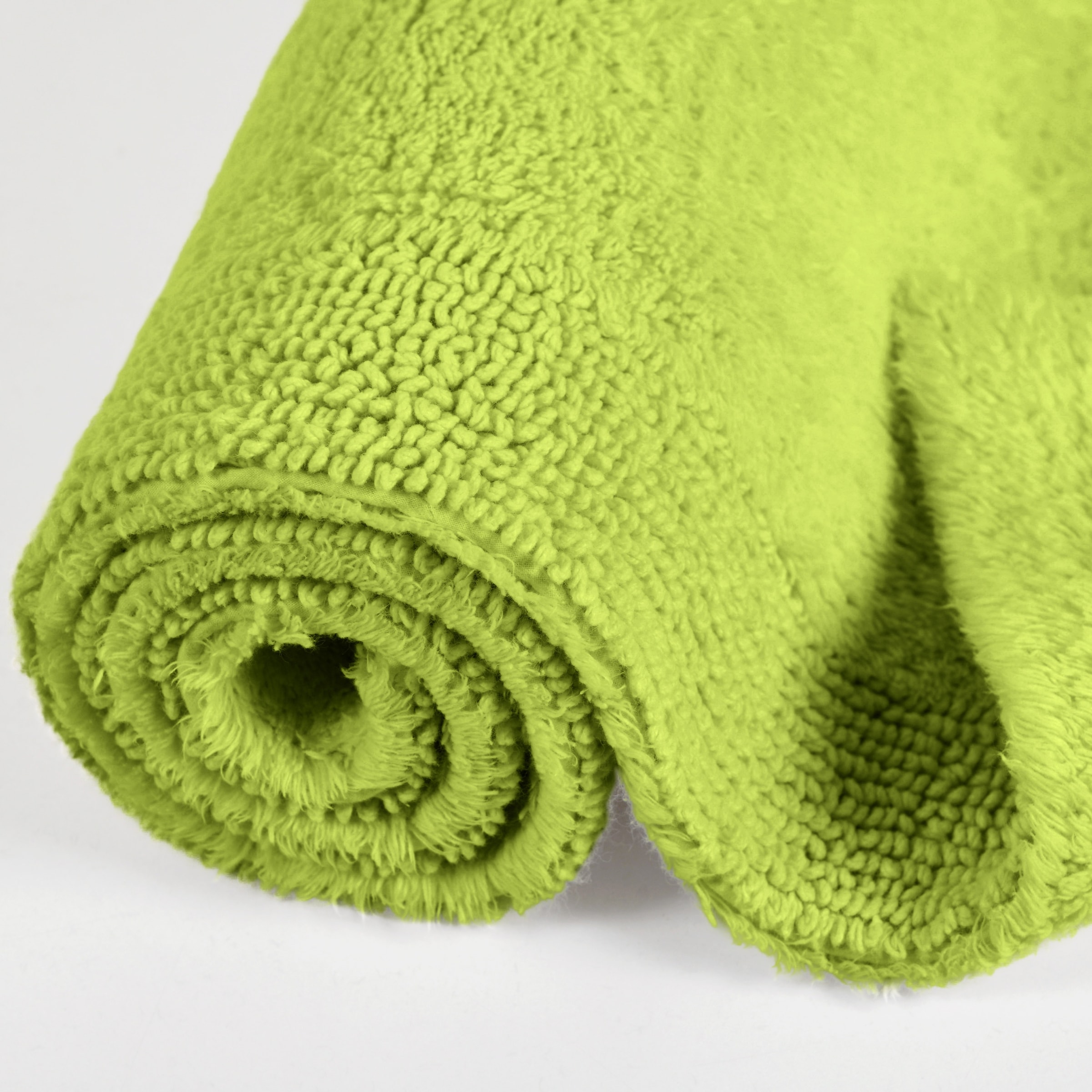 my home Badematte »Kapra, Badvorleger, Badezimmer Teppich«, beidseitig nutzbar-fußbodenheizungsgeeignet-strapazierfähig, mit Bordüre, Badteppich, Badematte, Baumwolle