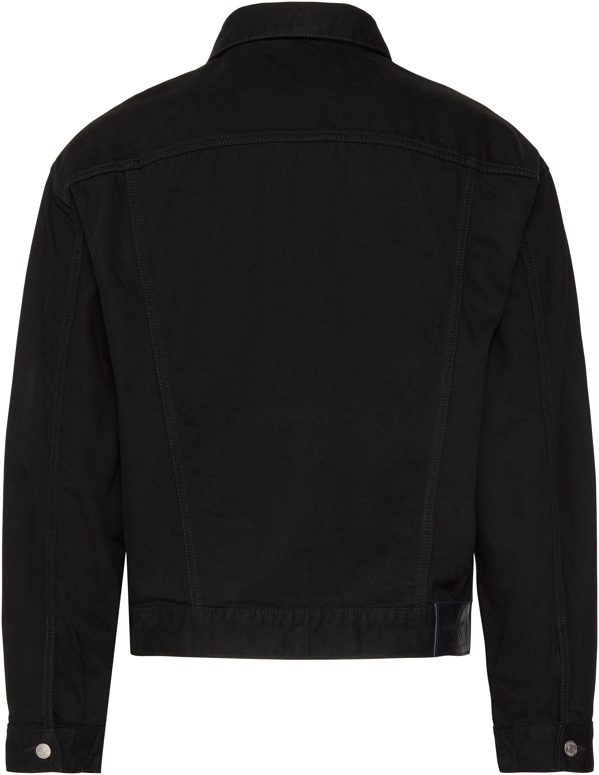 Calvin Klein Jeans Jeansjacke »90S CK CLASSIC BLACK TRUCKER« ohne Kapuze Regular fit mit normalen Hemdkragen