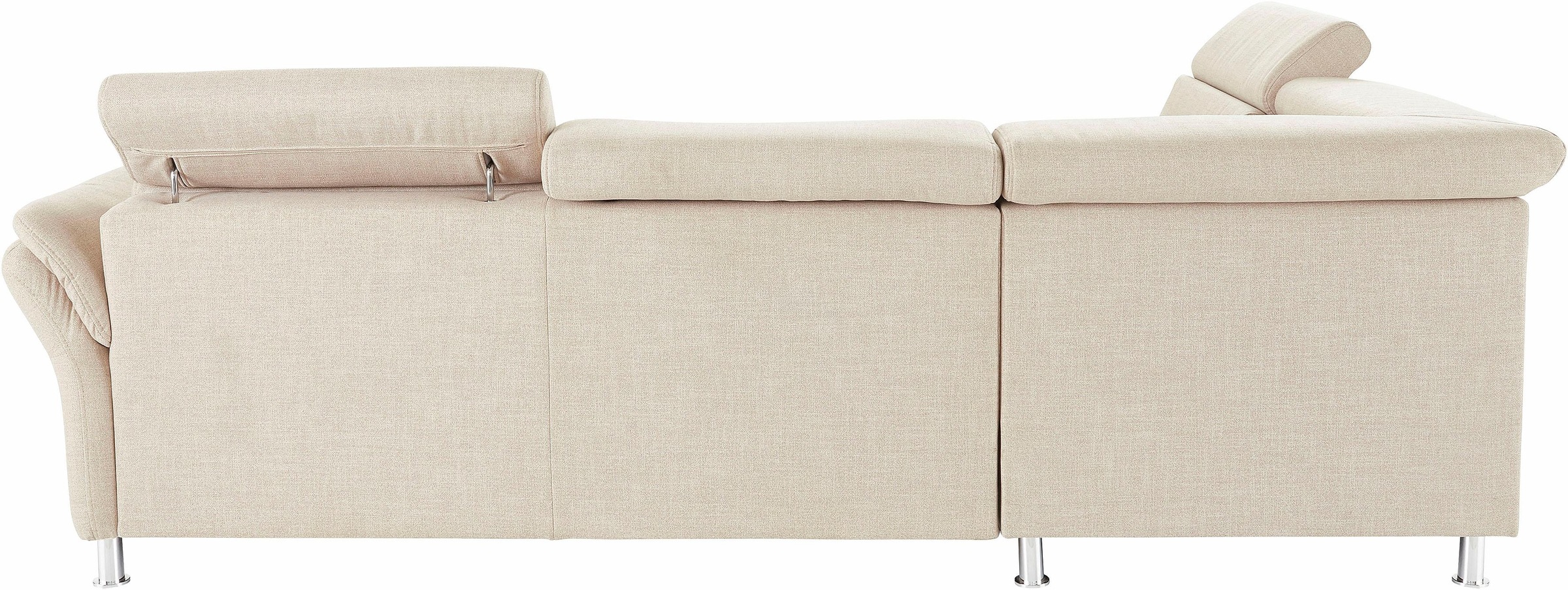sit&more Ecksofa »Avignon L-Form«, inklusive Kopfteilverstellung, wahlweise mit Bettfunktion
