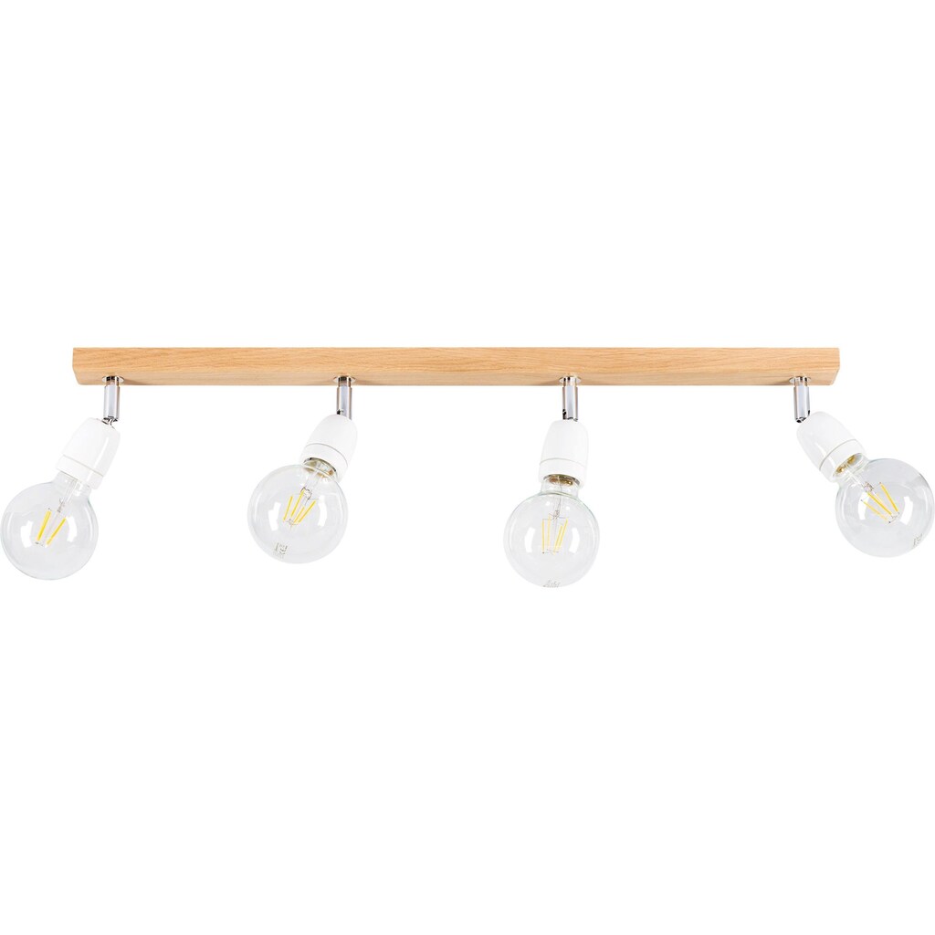 BRITOP LIGHTING Deckenleuchte »PORCIA WOOD«, 4 flammig-flammig