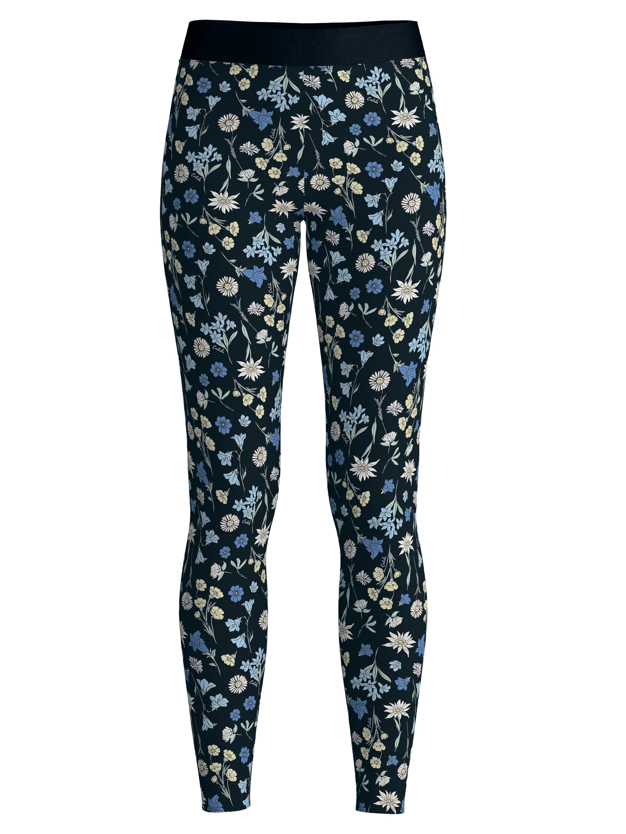 CALIDA Leggings »Elastic Trend«, floraler Print, Baumwollmix, weicher elastischer Bund, bequem