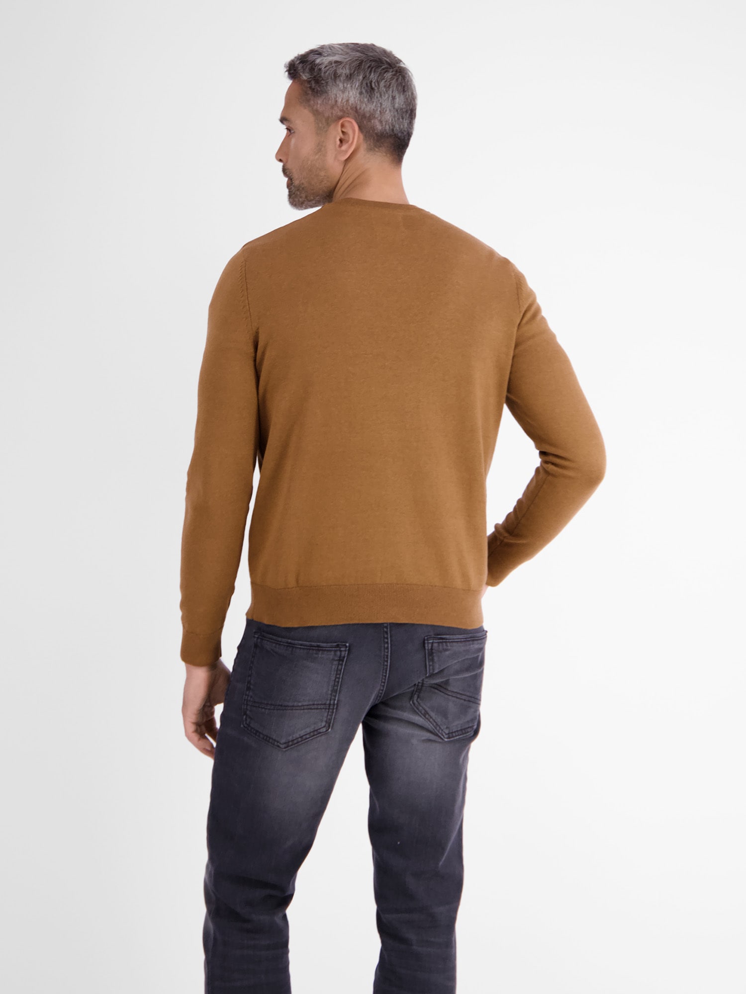 LERROS Strickpullover »LERROS Strickpullover, tonal gestreift«