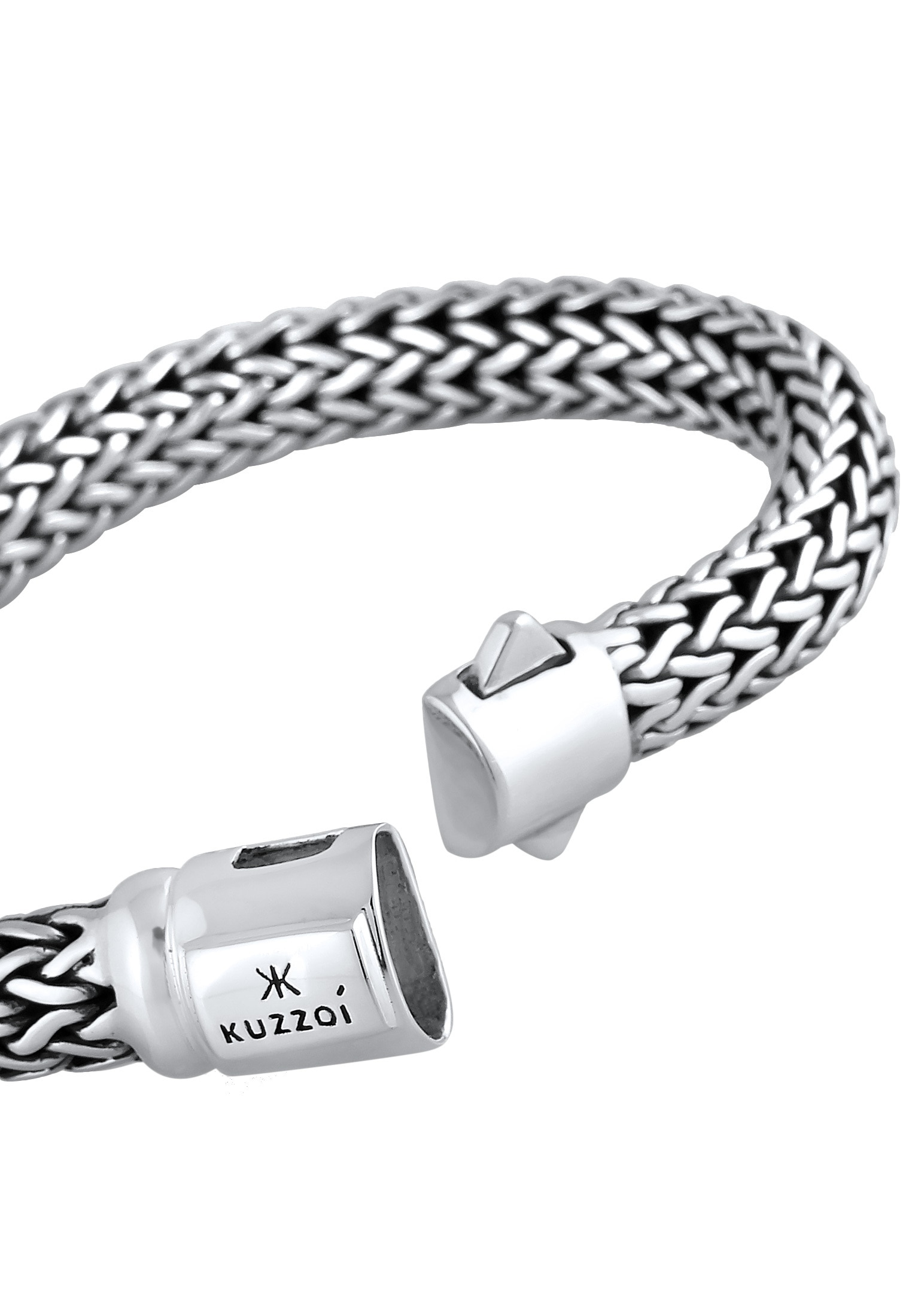 Kuzzoi Armkette »Armband Gliederarmband Basic Cool unisex 925 Silber«