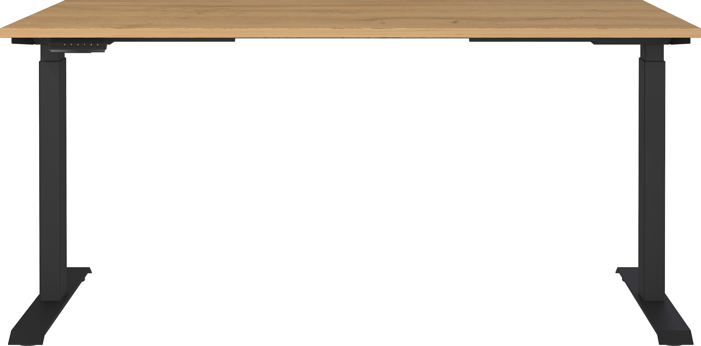 Tchibo - Höhenverstellbarer Schreibtisch »Lissabon« - 160x80x120cm - schwarz -
