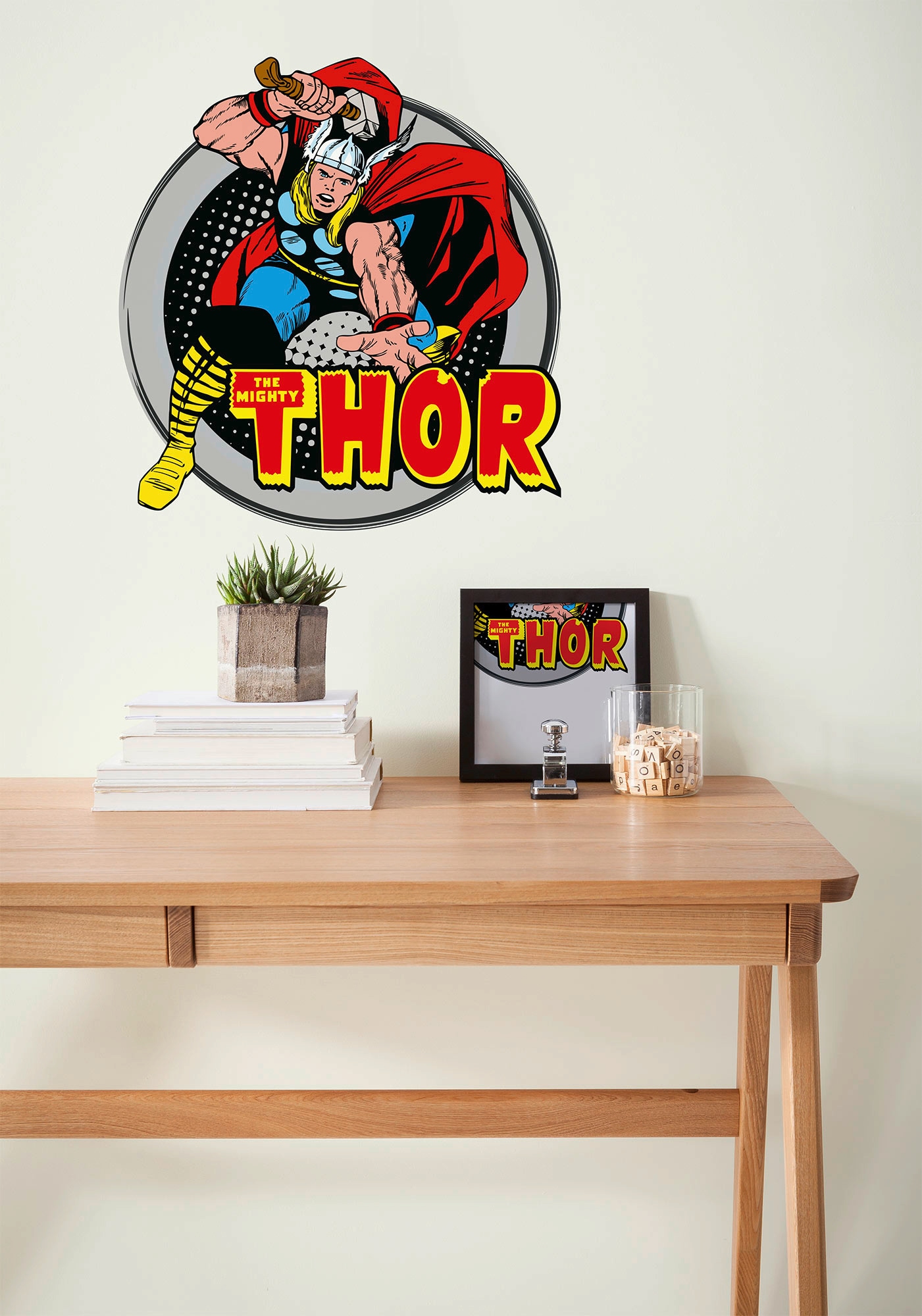 Jahren 50x70 online Wandtattoo 3 Höhe), »Thor Komar mit XXL Wandtattoo (Breite selbstklebendes Classic«, cm x St.), (1 Garantie kaufen | Comic