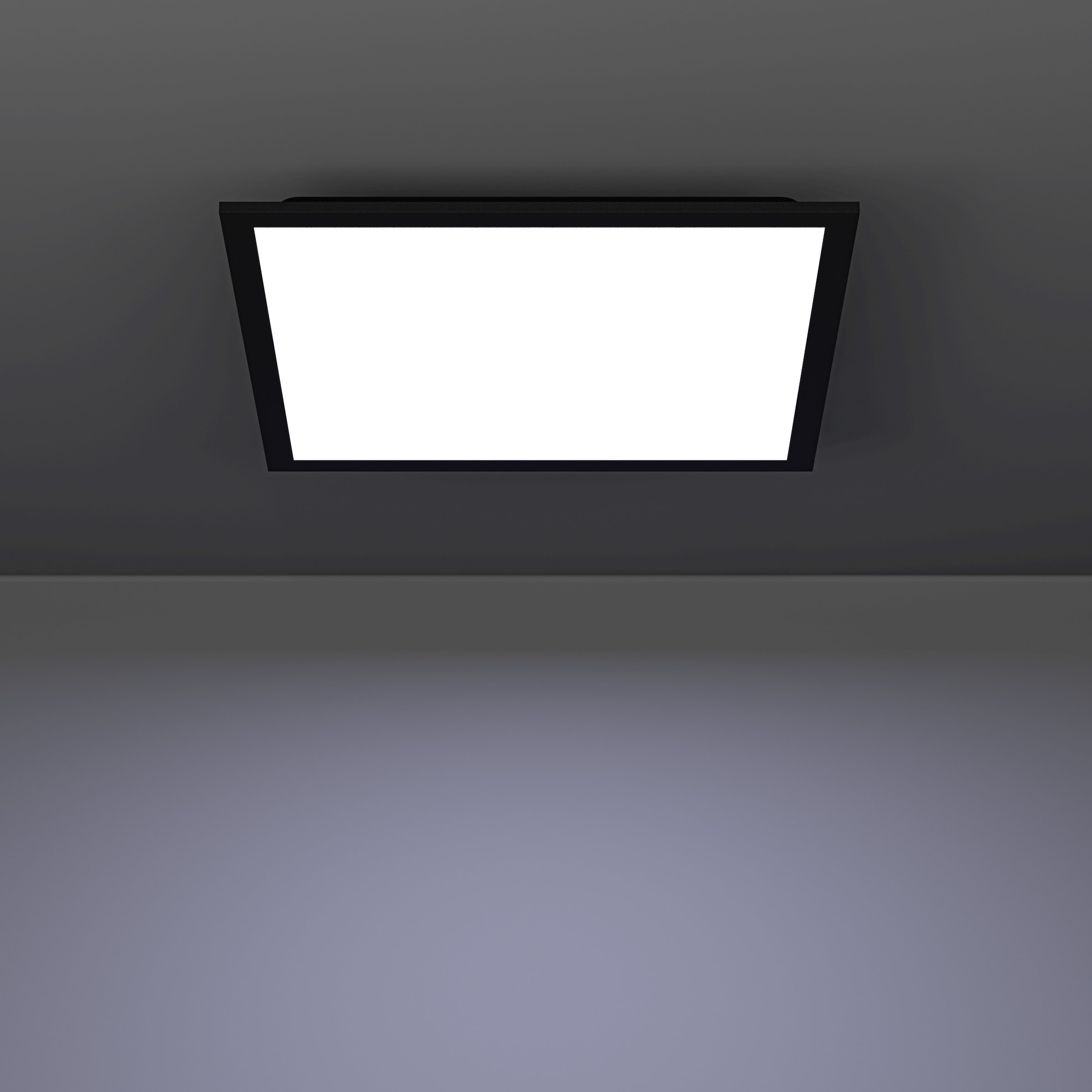 EGLO LED Deckenleuchte »MORADILLO-Z Deckenlampe - Stahl - LED - 19W - IP20« LED-Modul 1 Stk. Kaltweiß | Neutralweiß | RGB | Warmweiß Wohzimmerlampe, Esszimmerlampe, Schlafzimmer, L39,3 x B39,3 x H6,1 cm