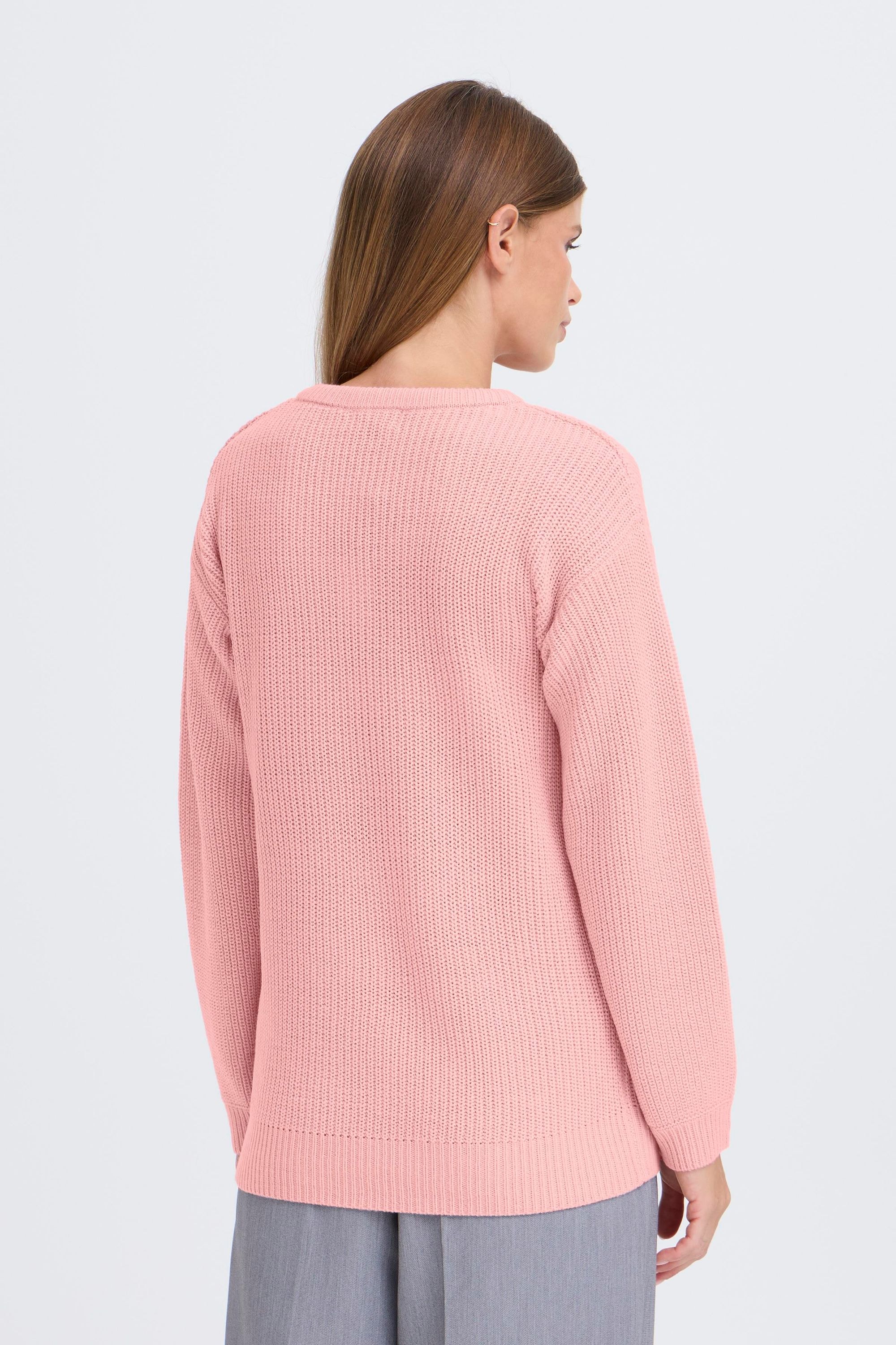 OXMO Strickfleece-Pullover »Strickpullover OXISANDIE LS«