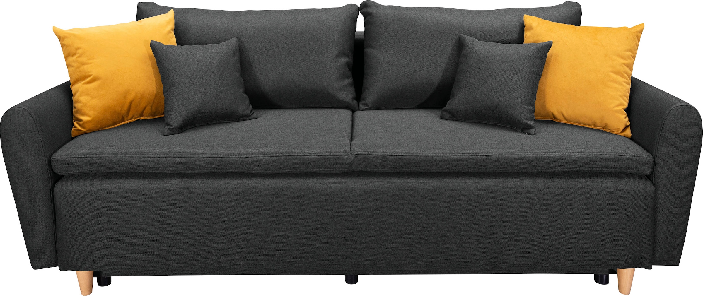 INOSIGN Schlafsofa »Anika«, mit Boxspringaufbau, Bettfunktion & Bettkasten, Dauerschlafsofa
