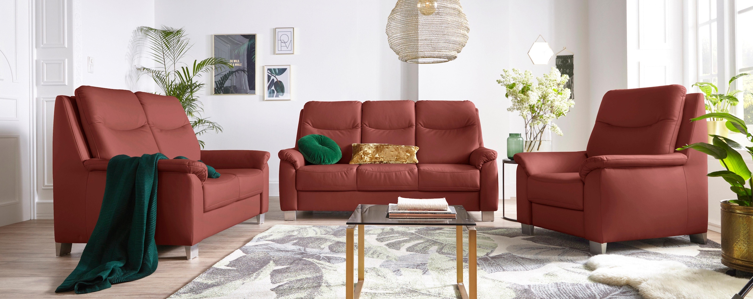 sit&more Sessel »Boccaccio« inklusive Federkern und Kopfteilverstellung,
