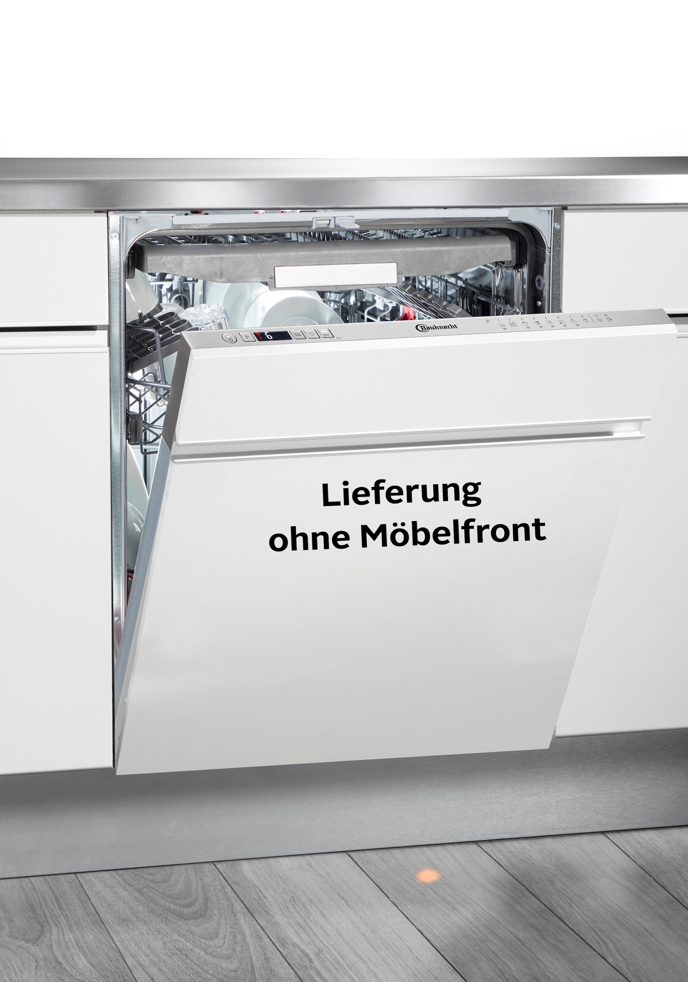 BAUKNECHT vollintegrierbarer Geschirrspüler »OBIC Ecosilent 9760«, 14 Maßgedecke, ActiveDry - automatisches Türöffnungssystem
