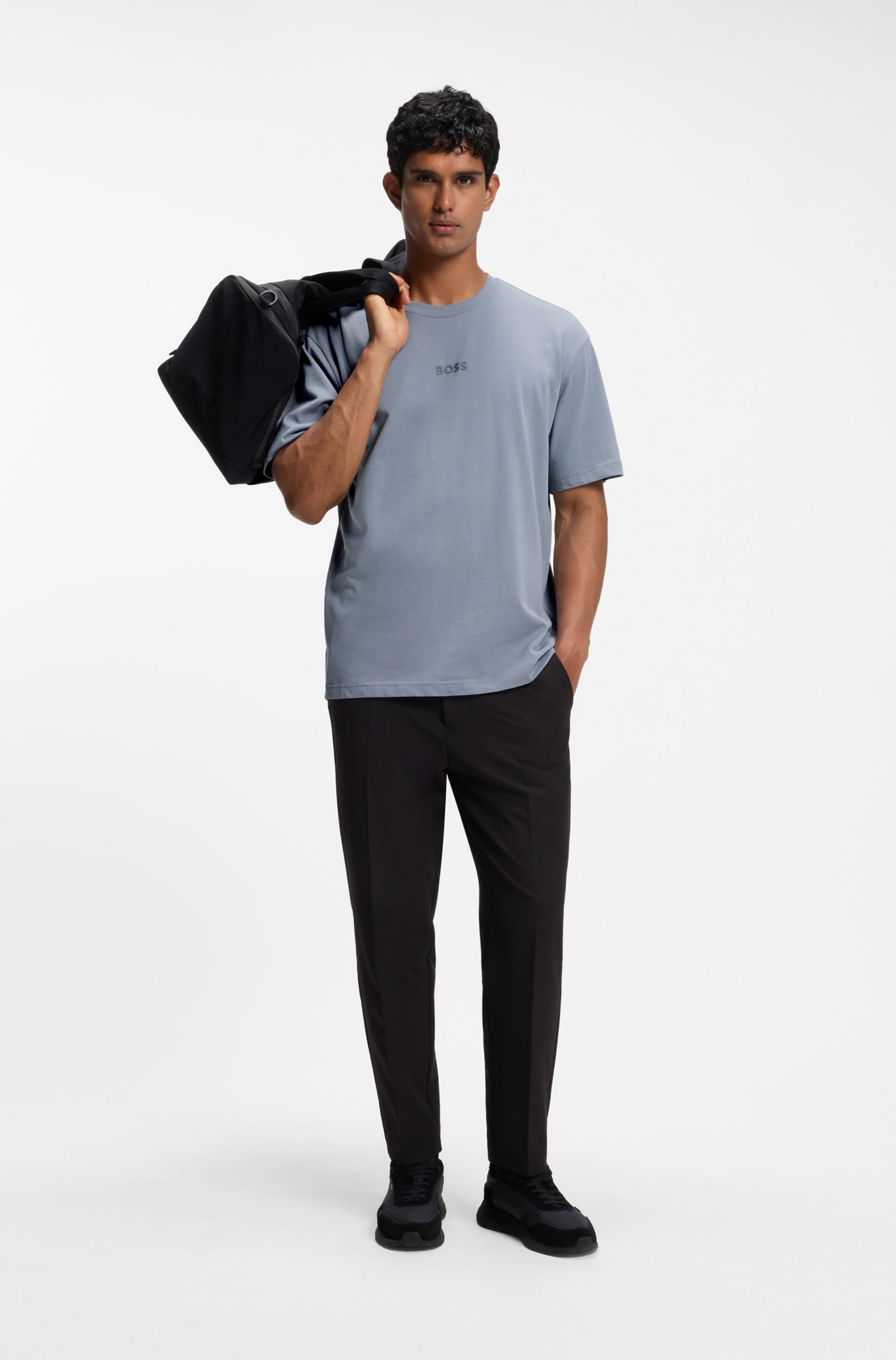 BOSS GREEN T-Shirt »Tee 10 Relaxed Fit« Rundhalsausschnitt, relaxed Fit, reine Baumwolle