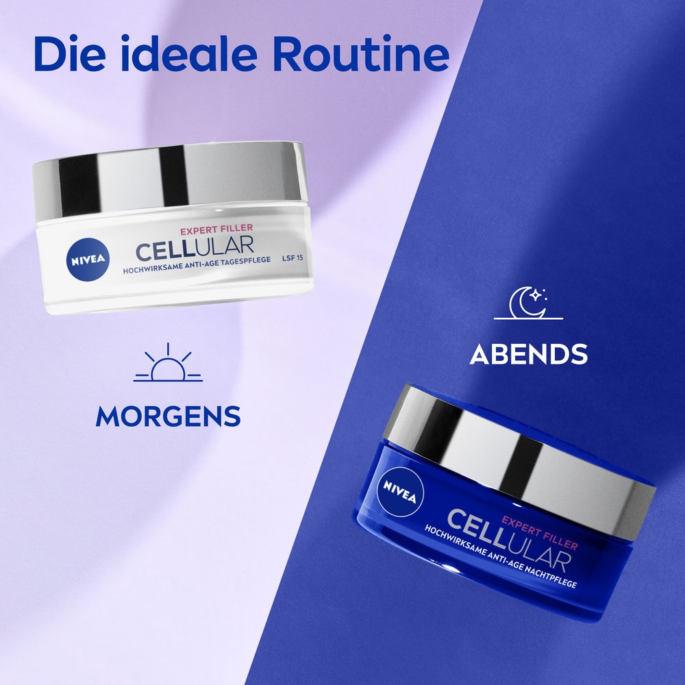 Nivea Pflege-Set »HYALURON CELLULAR FILLER Anti-Age Tag & Nacht«, (2 tlg.)