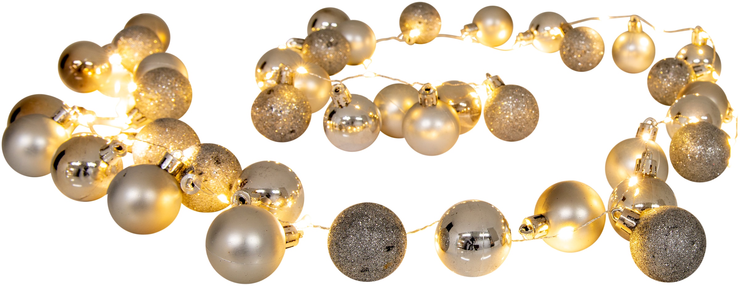 IC Winterworld LED-Christbaumkerzen »Weihnachtsdeko, Christbaumschmuck«, 10  St.-flammig, 10 kabellose LED-Weihnachtskerzen mit diamantförmigen  Kugelanhänger auf Raten kaufen