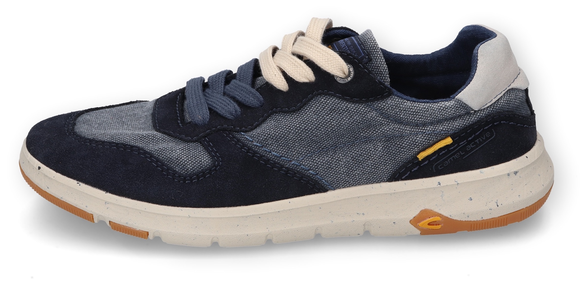camel active Sneaker, Schnürschuh, Freizeitschuh, Chunky Sneaker mit Jeansoptik