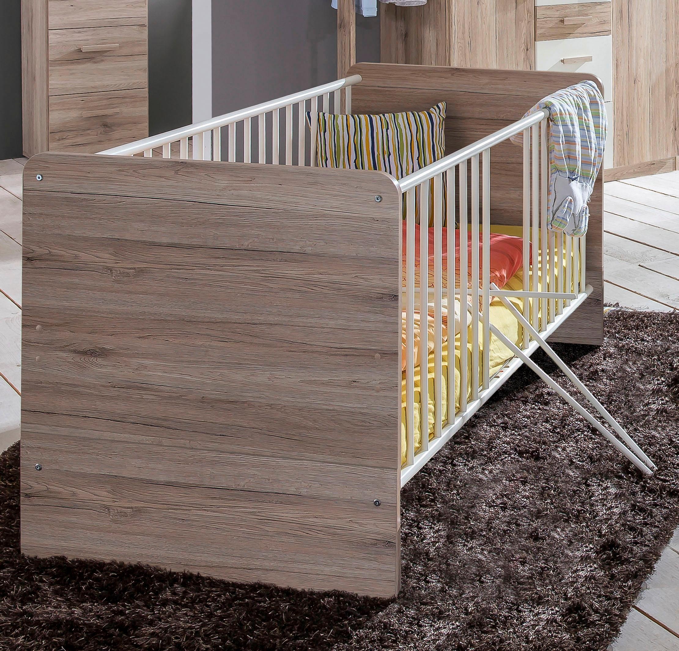 Wimex Babyzimmer-Komplettset »Bergamo«, (Set, 3 St.), Bett + Wickelkommode + Eckschrank