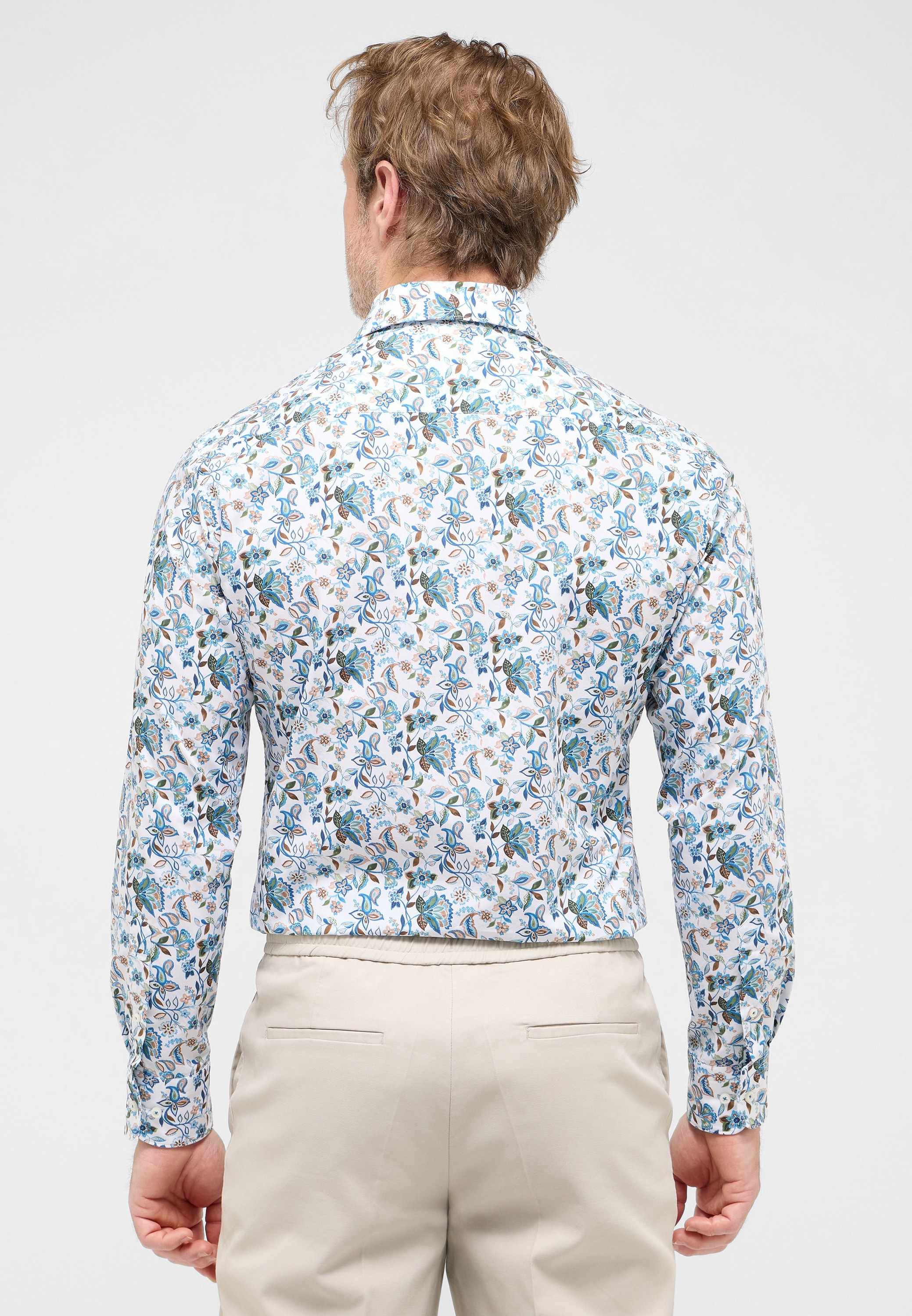 Eterna Langarmhemd »MODERN FIT« EASY IRON (bügelleicht)