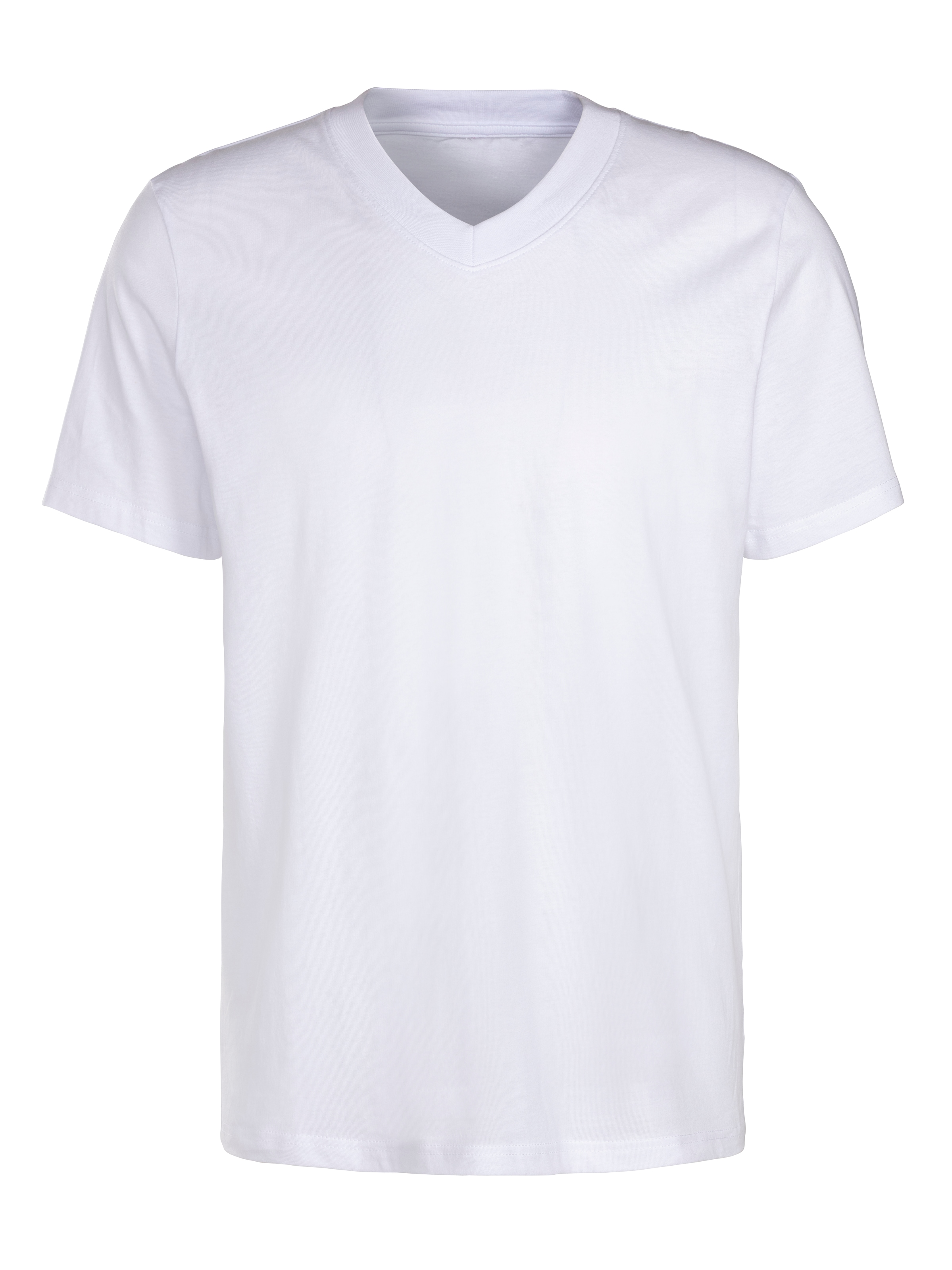 KangaROOS T-Shirt »Regular Fit,«, (2er-Pack), Freizeitshirt mit Kurzarm, V-Ausschnitt aus reine Baumwolle