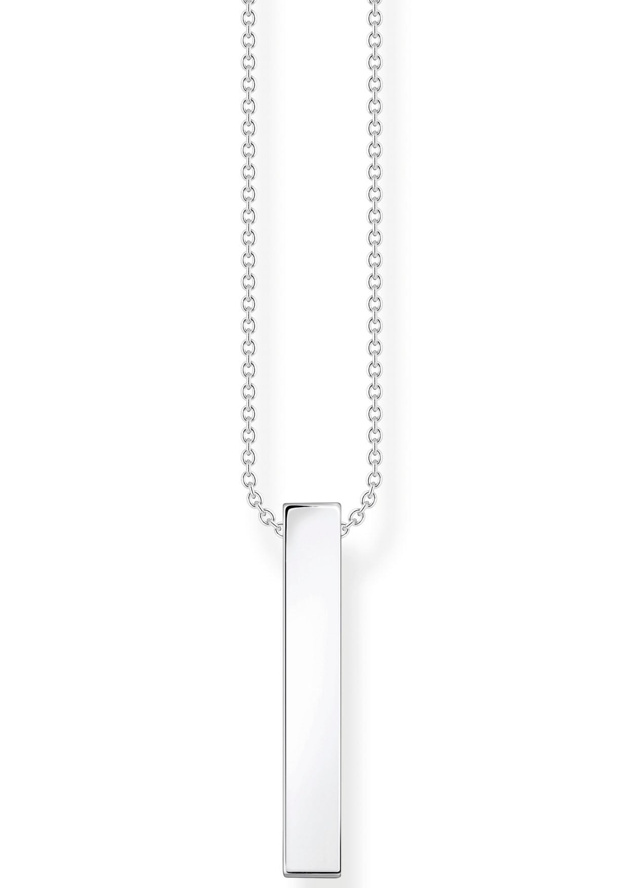 THOMAS SABO Kette mit Anhänger »KE2113-051-14-L45V, KE2113-166-7-L45V, KE2113-643-11-L45V«, mit Glas-Keramik Stein, Zirkonia (synth.)