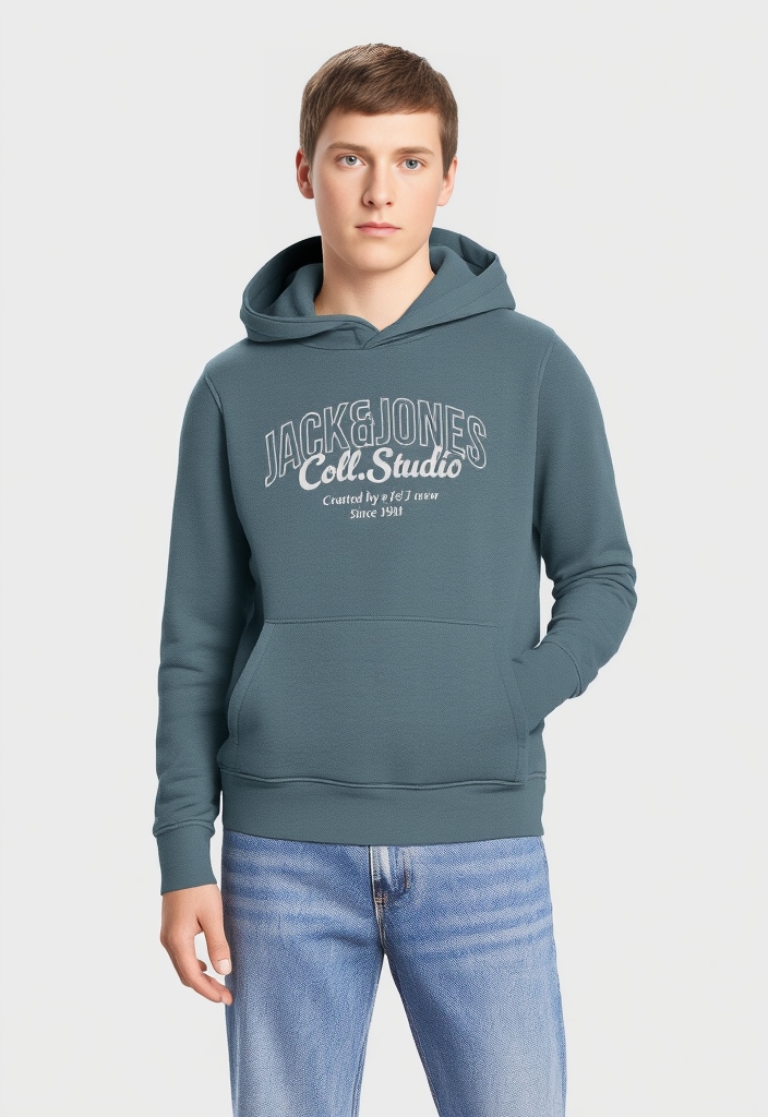 Jack & Jones Junior Kapuzensweatshirt »JJMAKOTO SWEAT HOOD JNR«
