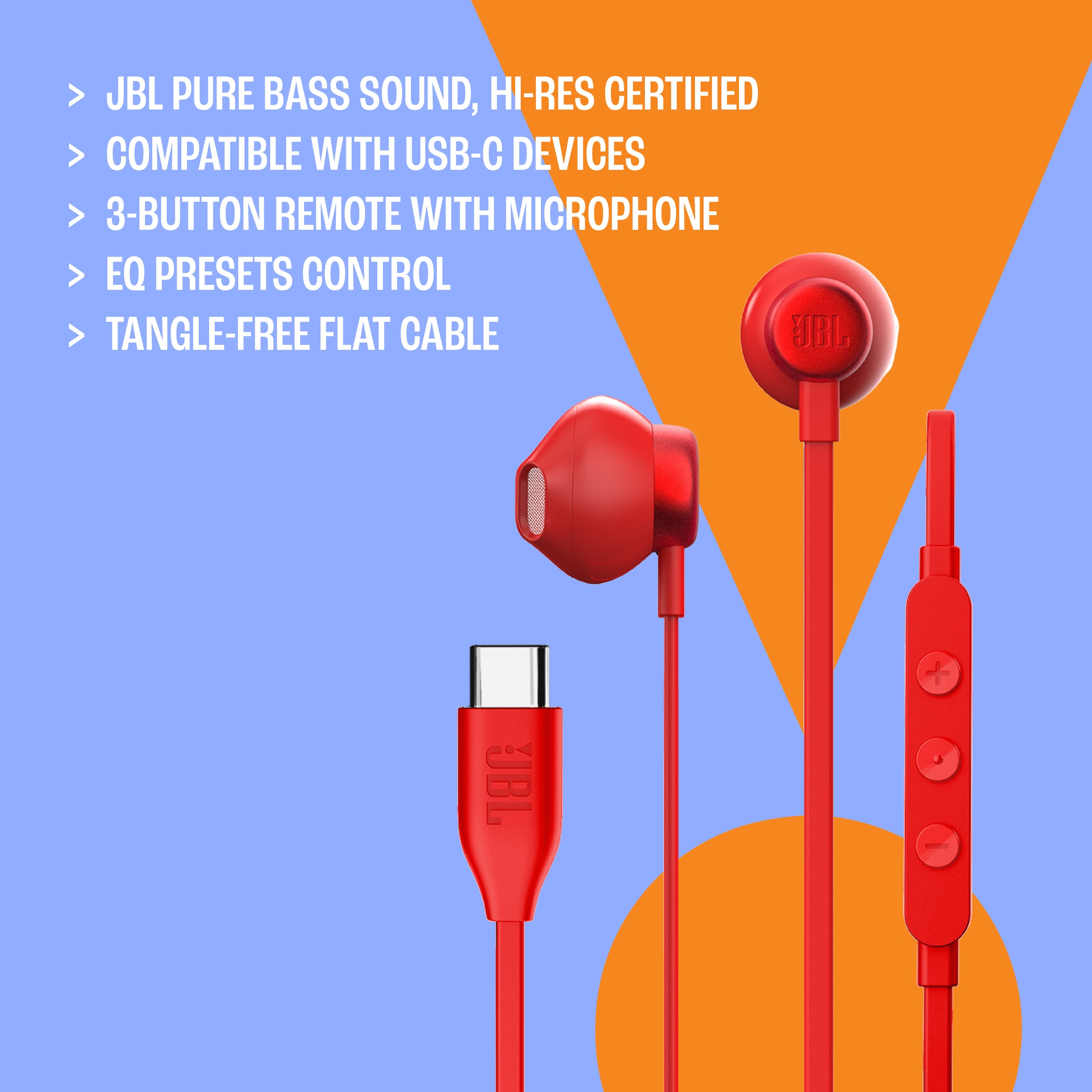 JBL In-Ear-Kopfhörer »Tune 305C« Freisprechfunktion