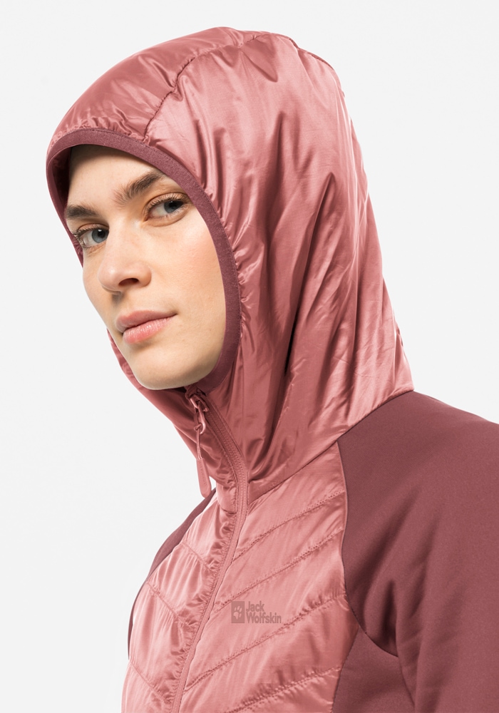 Jack Wolfskin Hybridjacke »ROUTEBURN PRO HYBRID W«, mit Kapuze