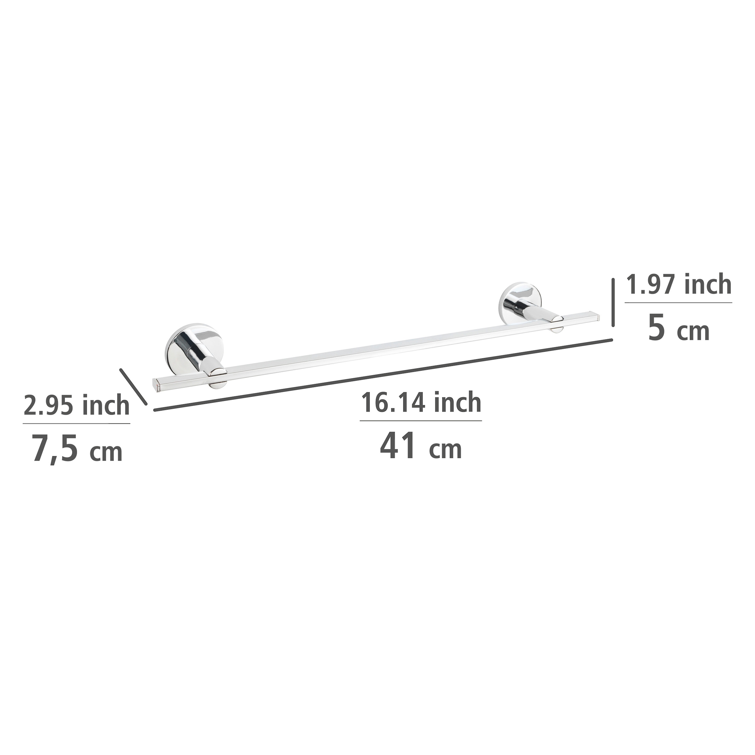 WENKO Handtuchstange »UV-Loc® Isera« befestigen ohne Bohren