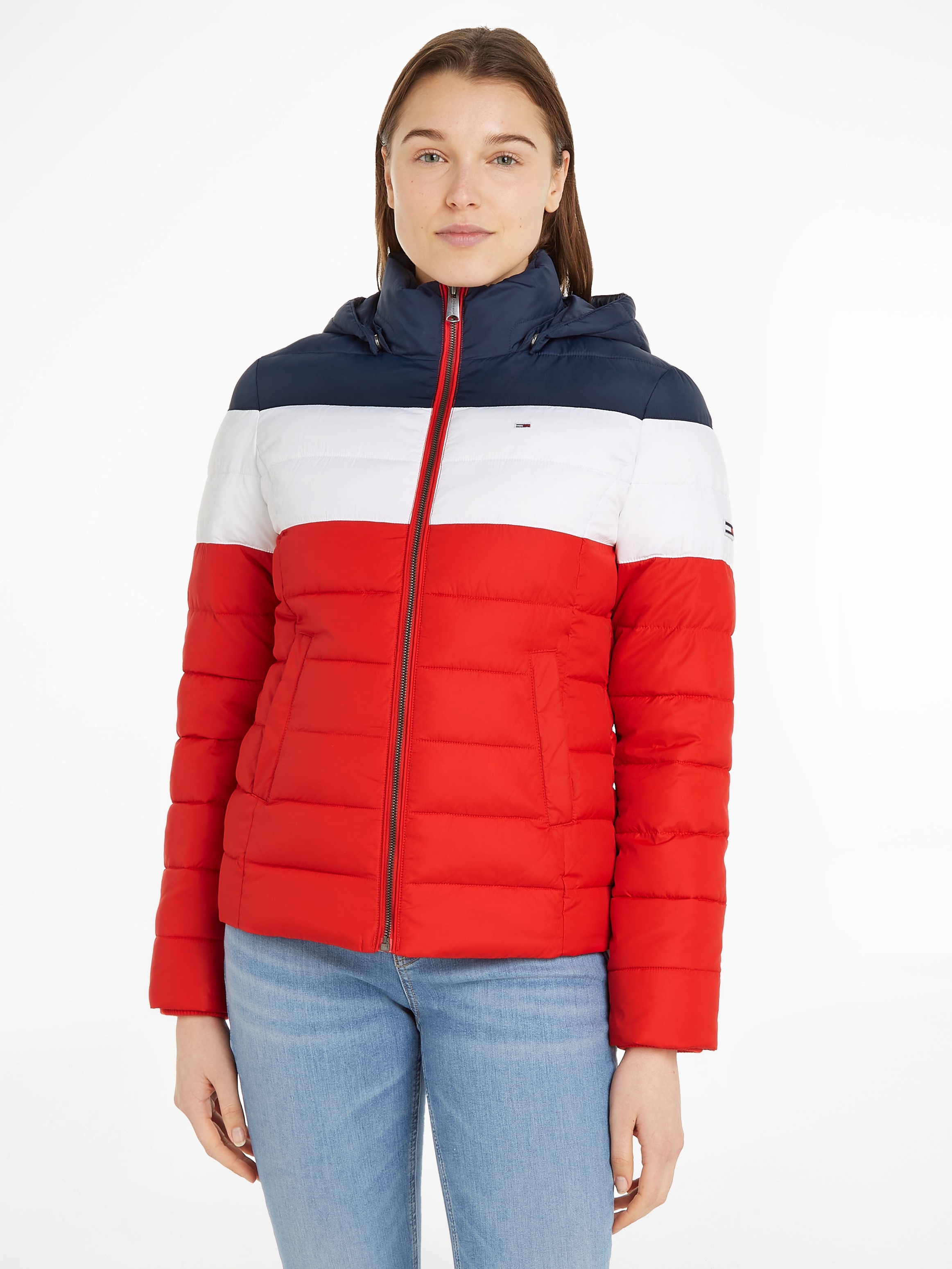 Outdoorjacke »TJW COLORBLOCK JACKET«, mit Kapuze, im modischem Colorblocking