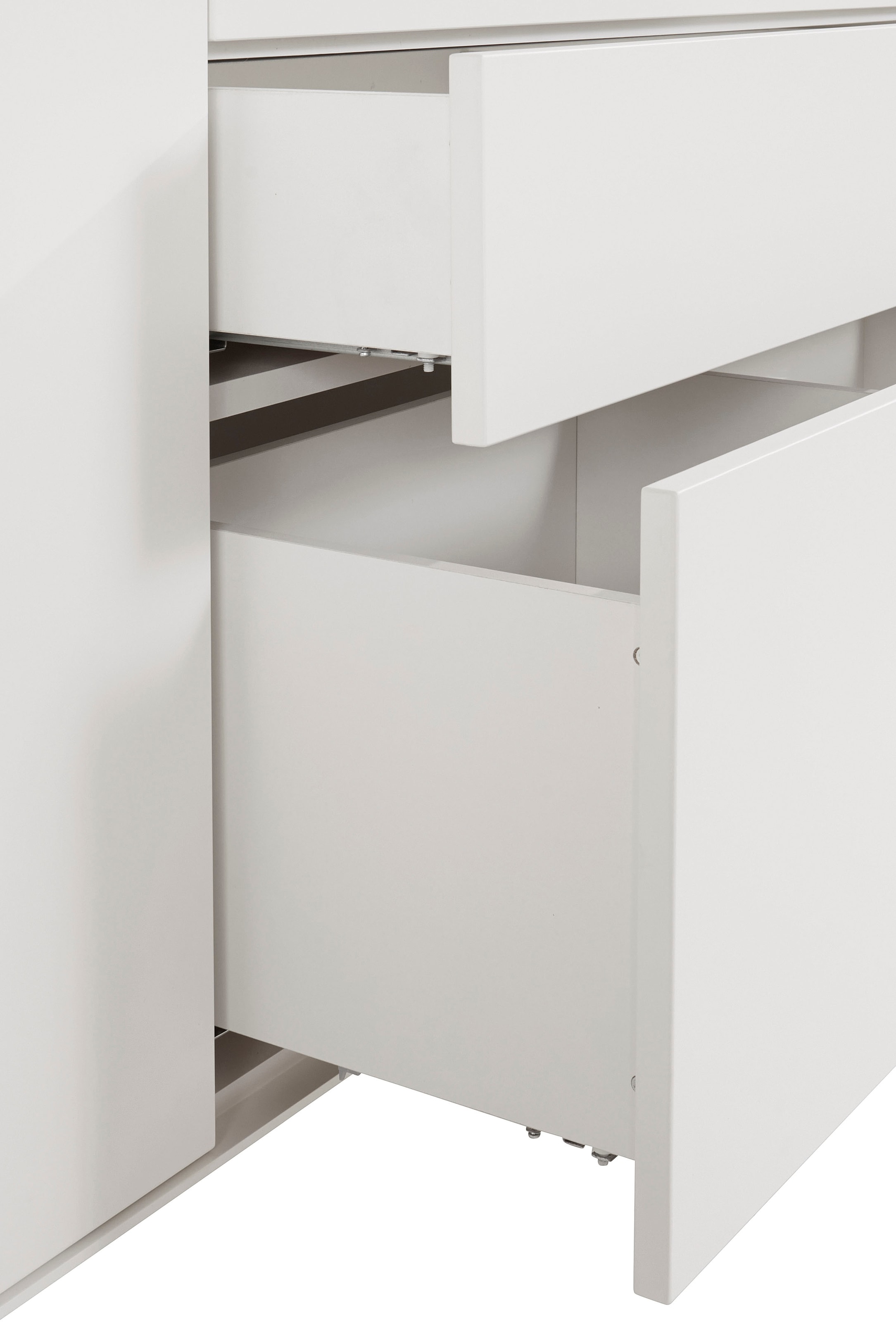 LeGer Home by Lena Gercke Sideboard »Essentials«, (2 St.), Breite: 279cm, MDF lackiert, Push-to-open-Funktion
