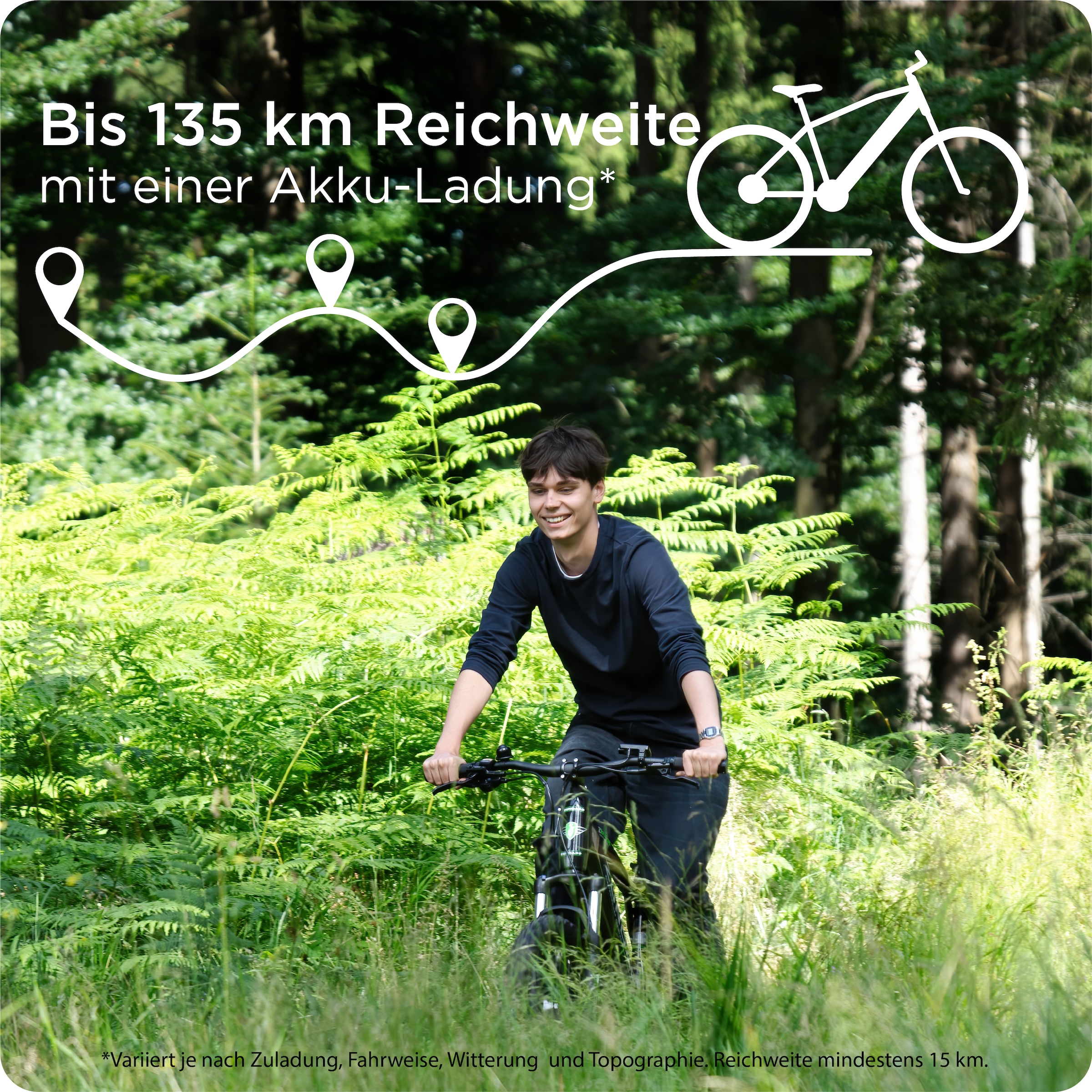 Zündapp »Z890« 10 Gang Shimano Cues Schaltwerk Kettenschaltung Heckmotor 250 W