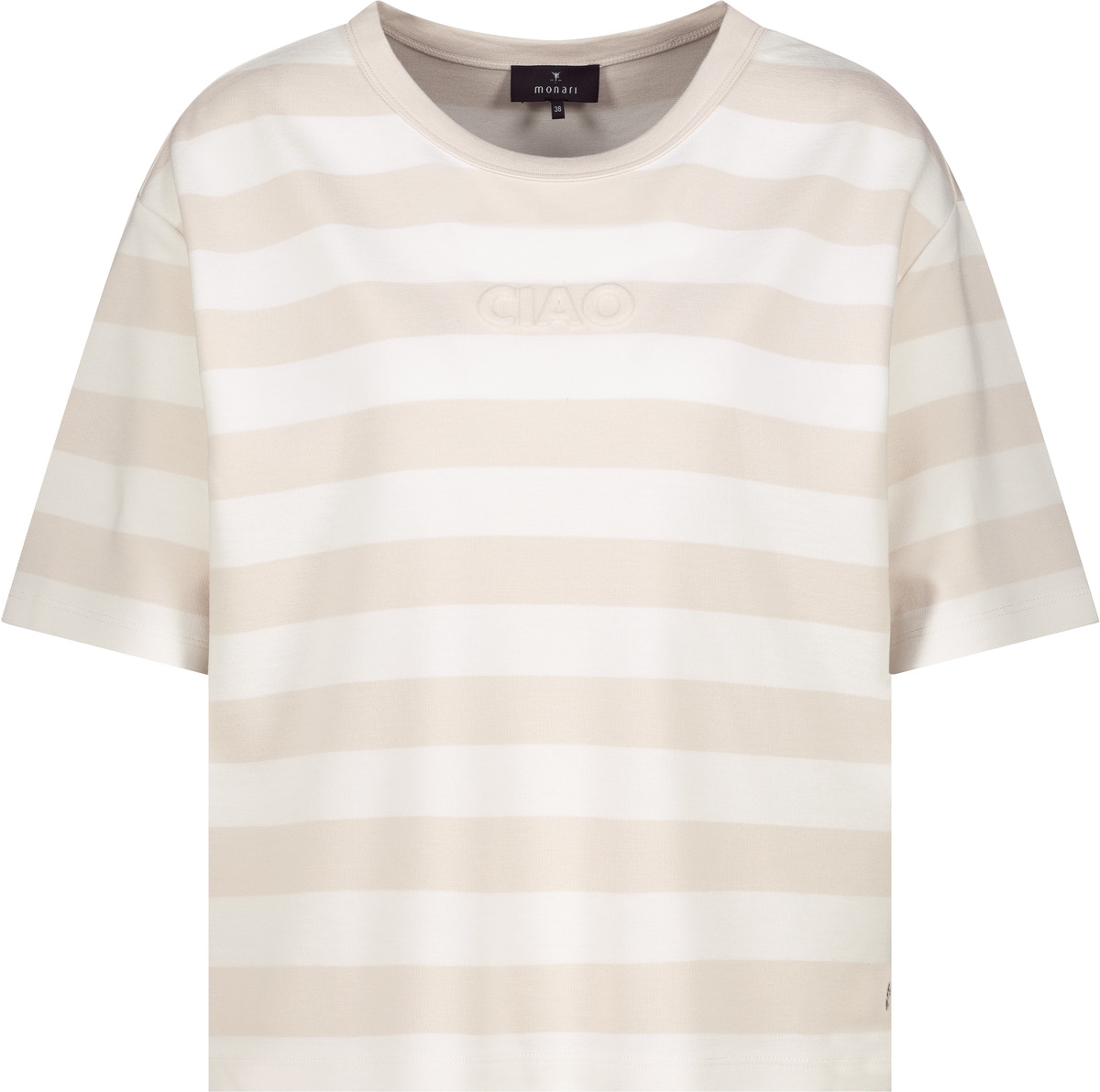 Monari Sweatshirt »Sweatshirt Basic Ringel«, Regular fit mit Streifen
