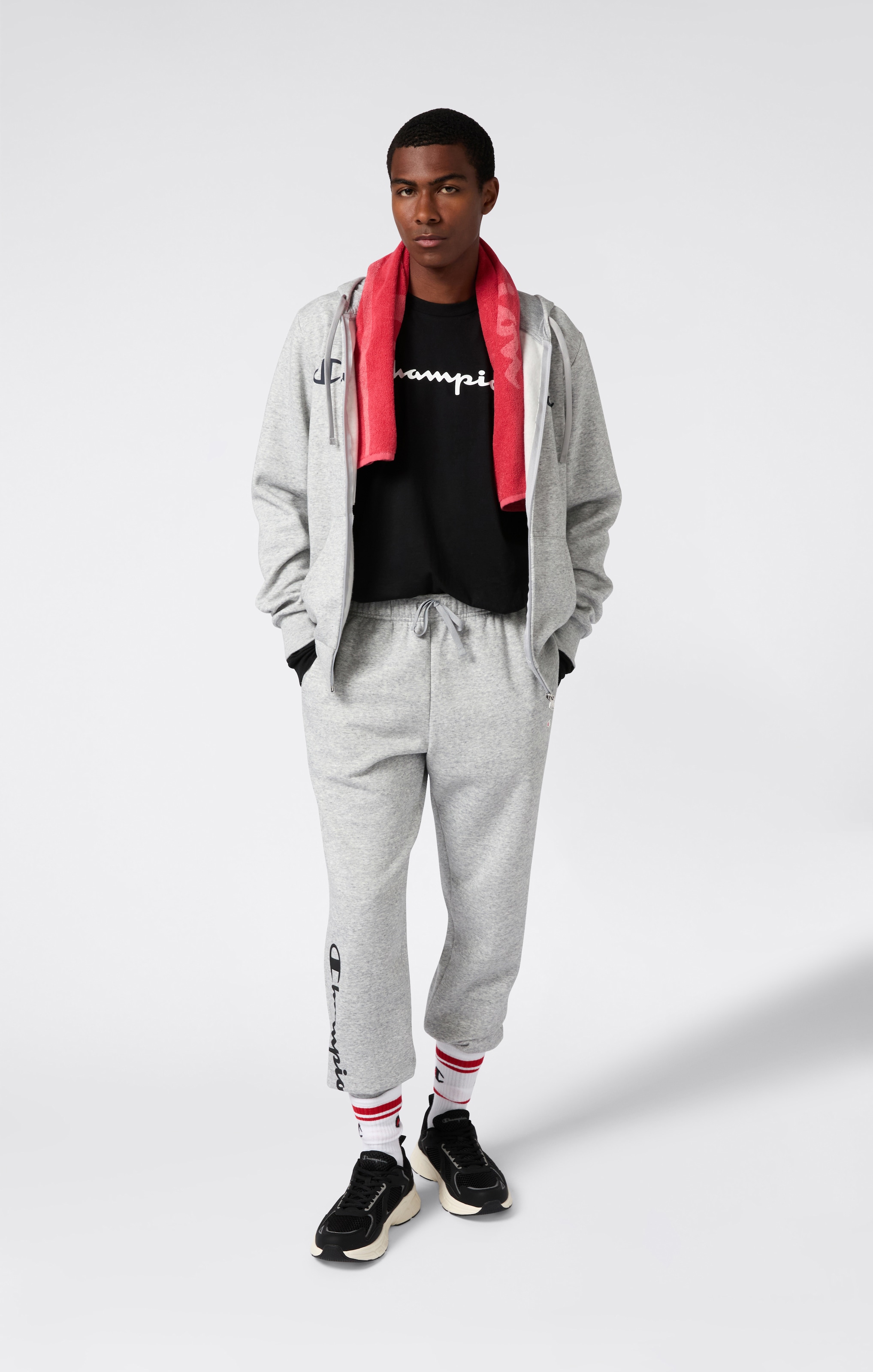 Champion T-Shirt »BASICS Long-Sleeve T-Shirt Large Logo« 1 Stk. tlg.