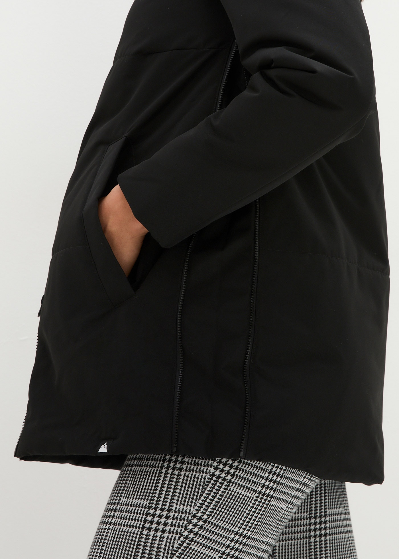 bonprix Umstandsjacke mit Kapuze 3-in-1 Funktion, regen- und windabweisendes Material