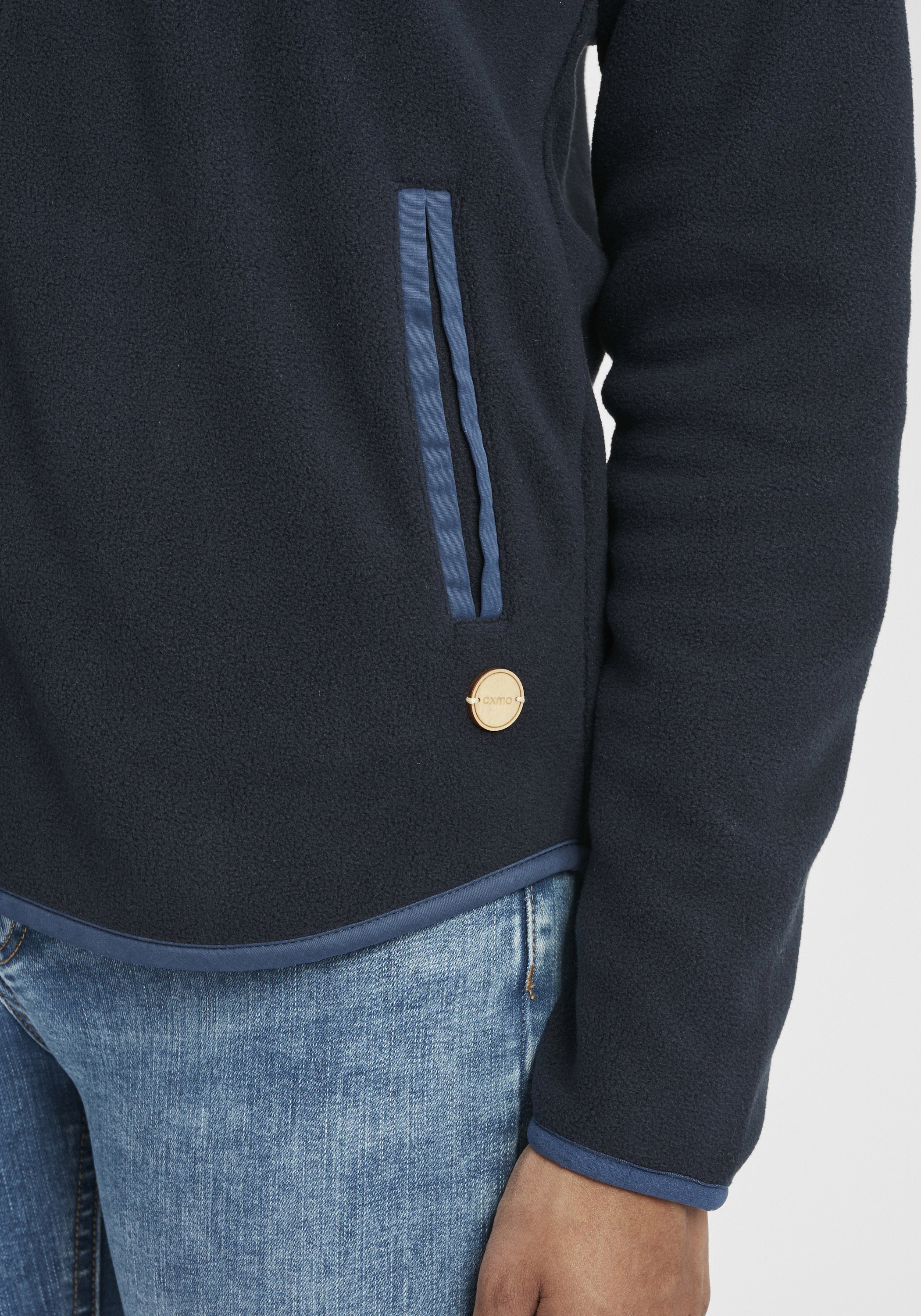OXMO Kapuzenfleecejacke »Sweatjacke OXMalin«