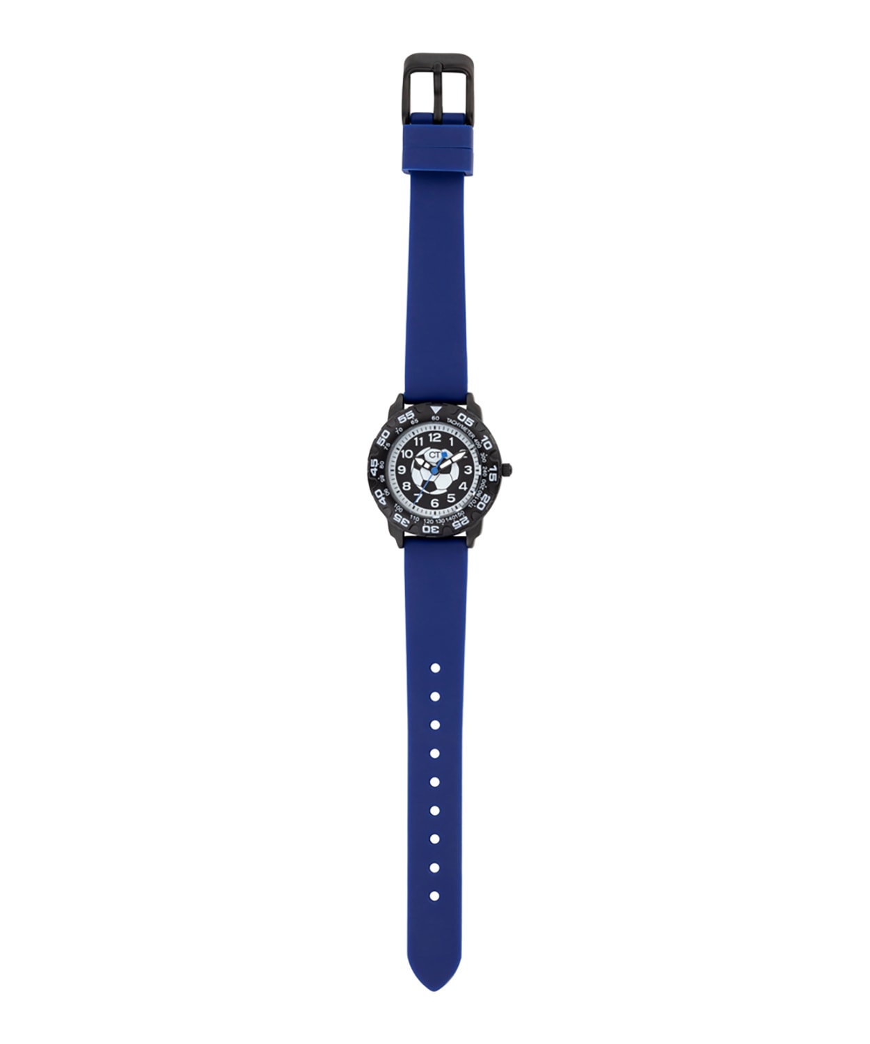 COOL TIME Quarzuhr »The Cool Blue Soccer« Armbanduhr, Silikonarmband, Kinderuhr, Junge, analog