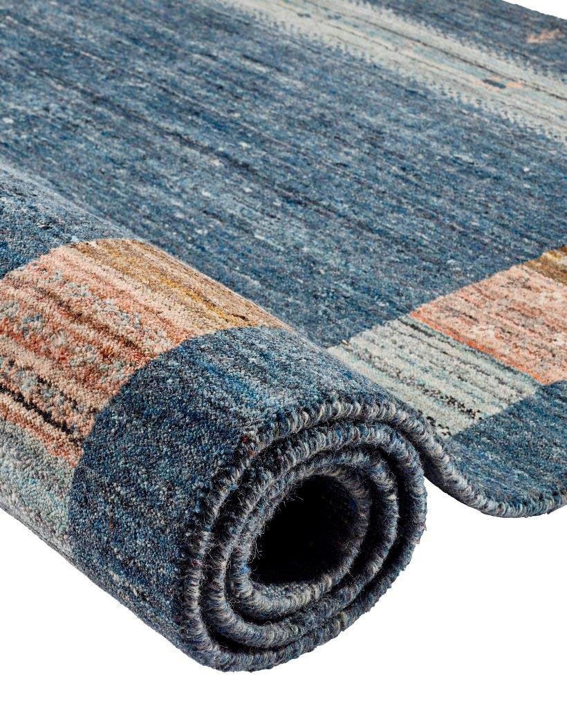 Dekowe Wollteppich »Bradley«, rechteckig, 14 mm Höhe, Handweb Teppich, Kurzflor, reine Wolle, handgewebt, Orient-Optik