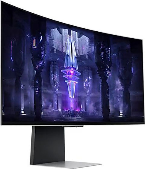 Samsung Curved-Gaming-OLED-Monitor »Odyssey OLED G8SB S34BG850SU«, 86 cm/34 Zoll, 3440 x 1440 px, 4K Ultra HD, 0,1 ms Reaktionszeit, 175 Hz, 0.03ms GTG