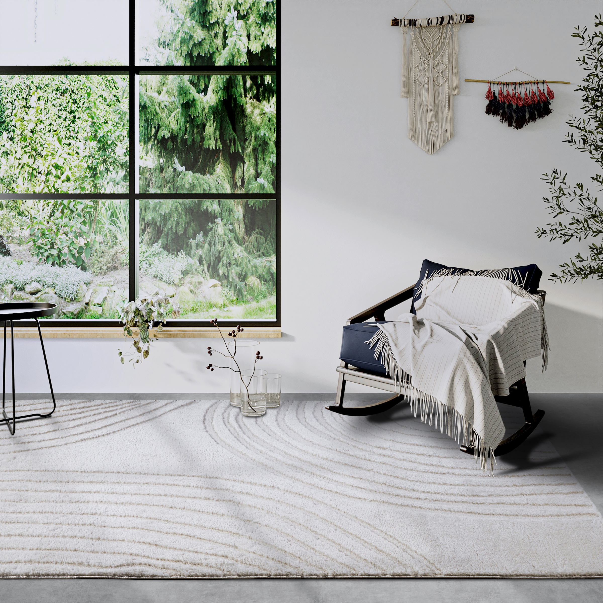 ELLE DECORATION Designteppich »Pigment«, rechteckig, 18 mm Höhe, Hochflor, Shaggy, Läufer, weich, Langflor, modern, Hoch Tief Effekt