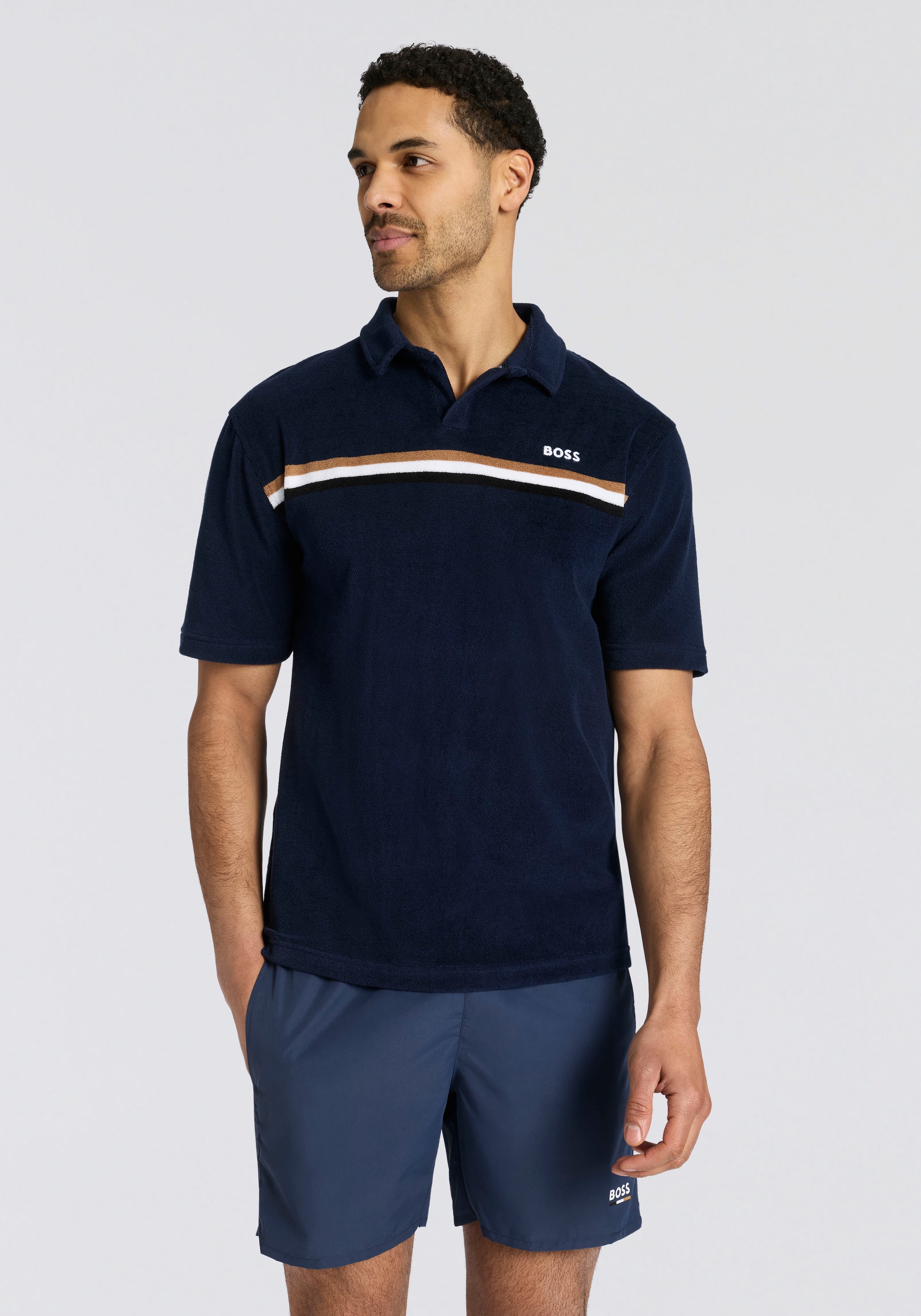 BOSS Poloshirt »Iconic« aus Frottee