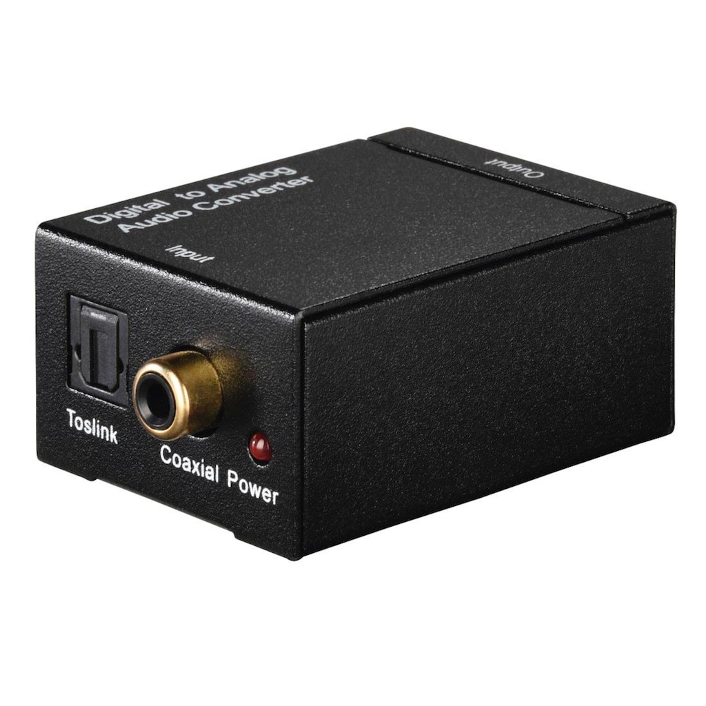 Hama Audio-Adapter »Audio-Konverter "AC80", digital auf analog Signal-Converter«