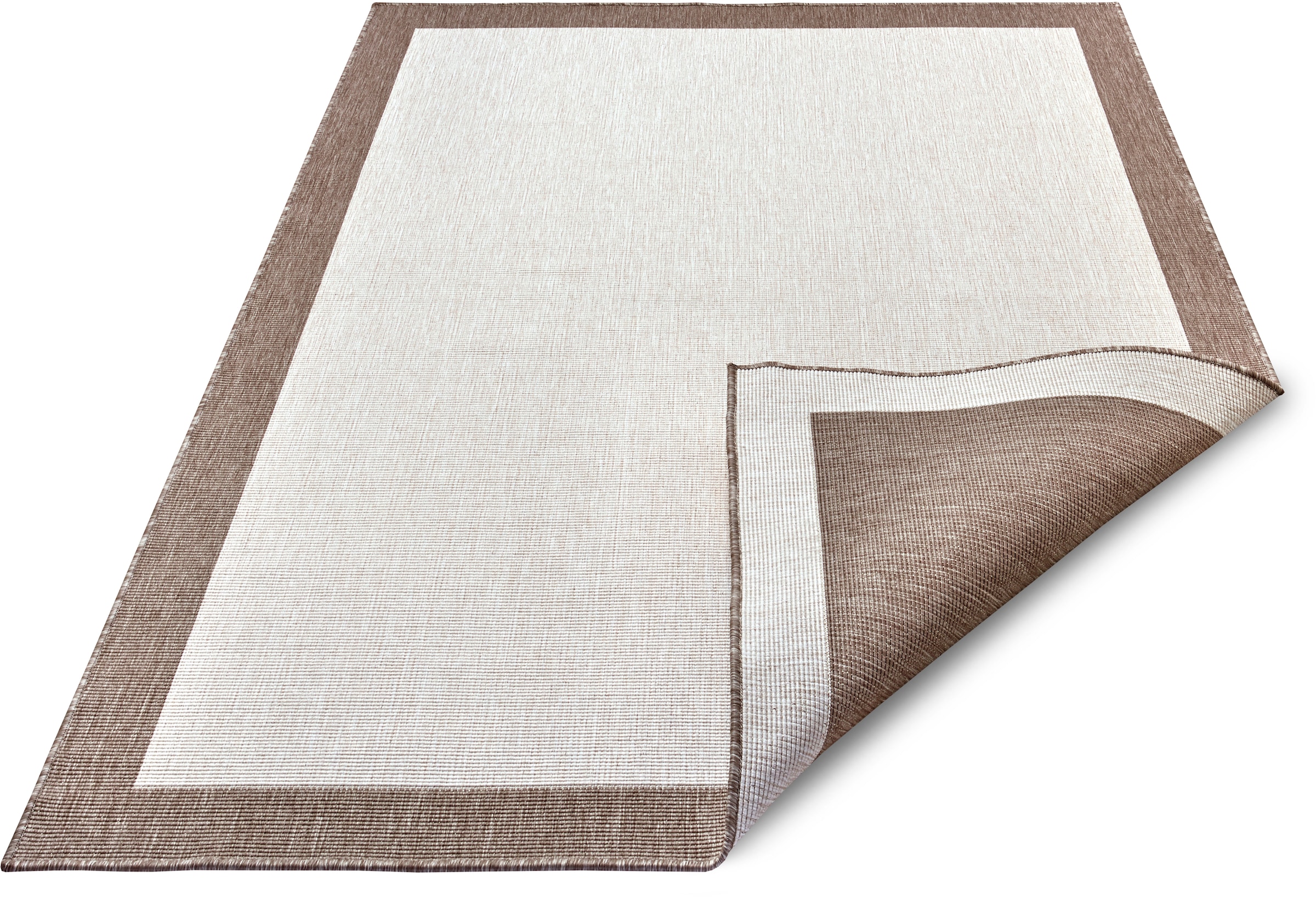 HANSE Home Teppich »Panama Wendeteppich« rechteckig 5 mm Höhe In-& Outdoor, Wetterfest, Balkon, Läufer, Wohnzimmer, Wasserfest