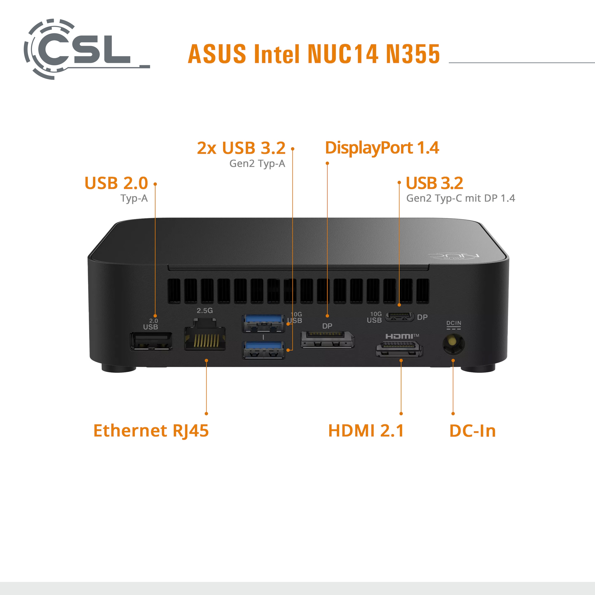 CSL PC »ASUS NUC14 N355«