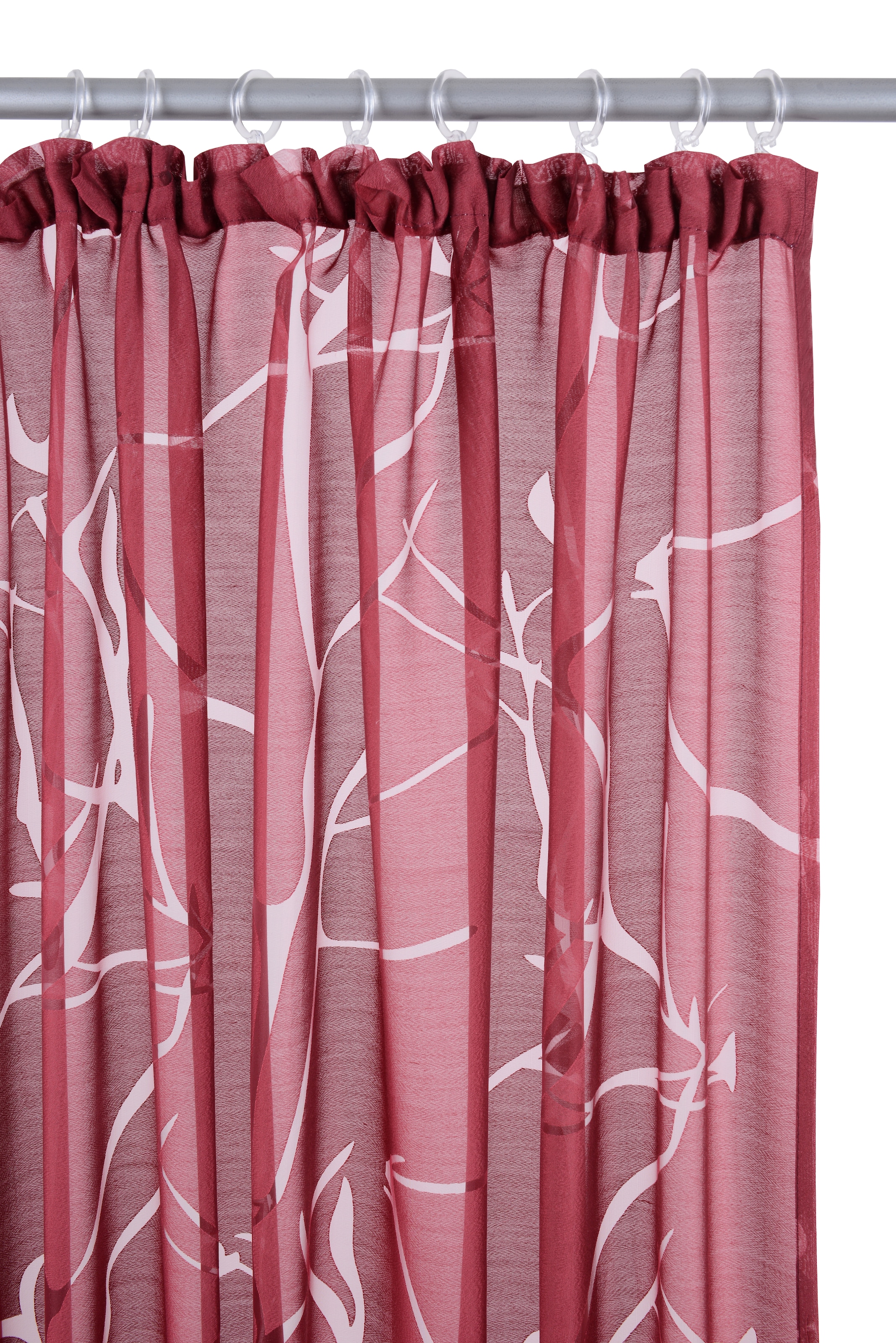 my home Gardine »Anna«, (1 St.), Viskose, Polyester, Äste-Motiv