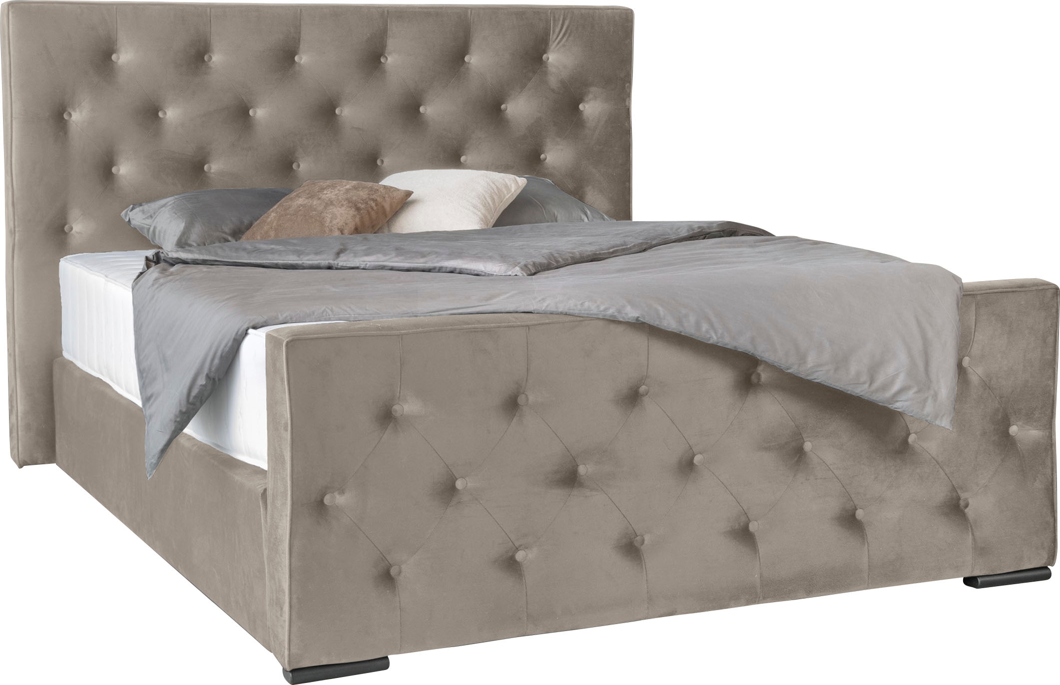 COLLECTION AB Boxspringbett »Florence inkl. Kingsize (28 cm) Matratze (H3) mit integriertem Topper«, inkl. Bettkasten, erhältlich in der Breite 180 cm